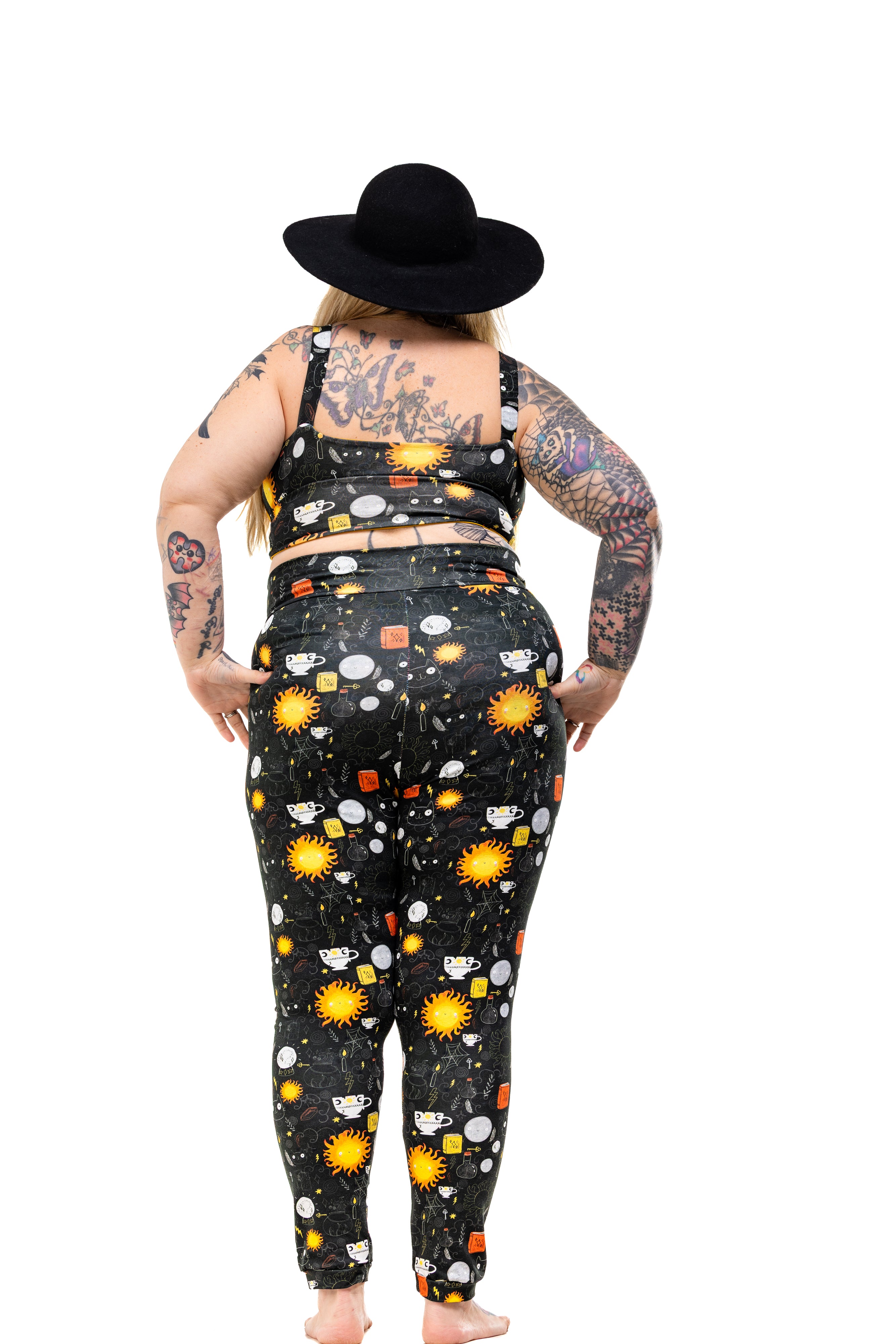 Comfort Bra | Wilde Mode X Katie Abey Solar WItch Print | Organic Cotton