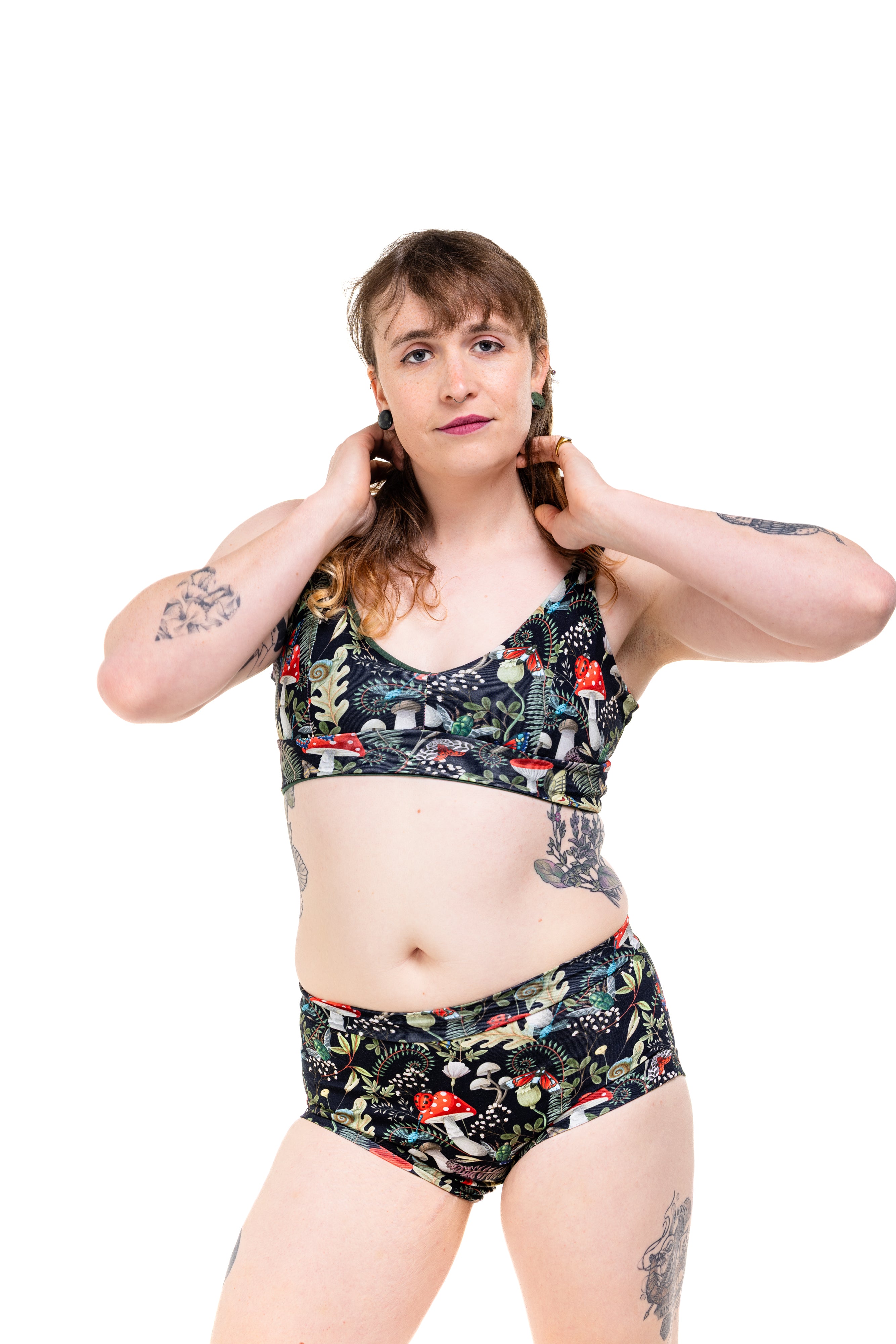 Wilde Mode Comfort Bra | Nightshade Hollow | Organic Cotton