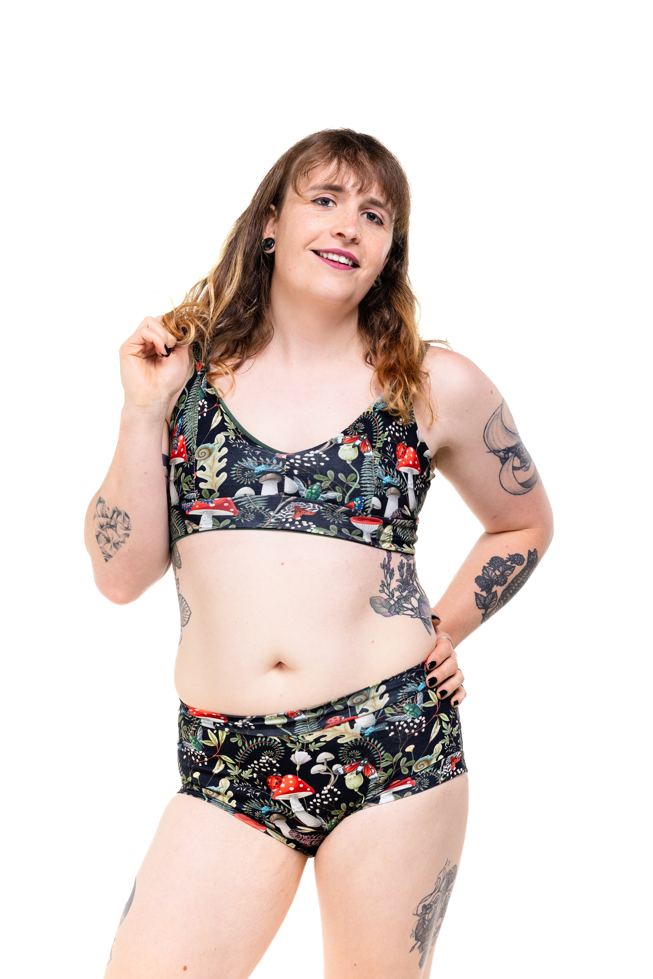 Wilde Mode Comfort Bra | Nightshade Hollow | Organic Cotton
