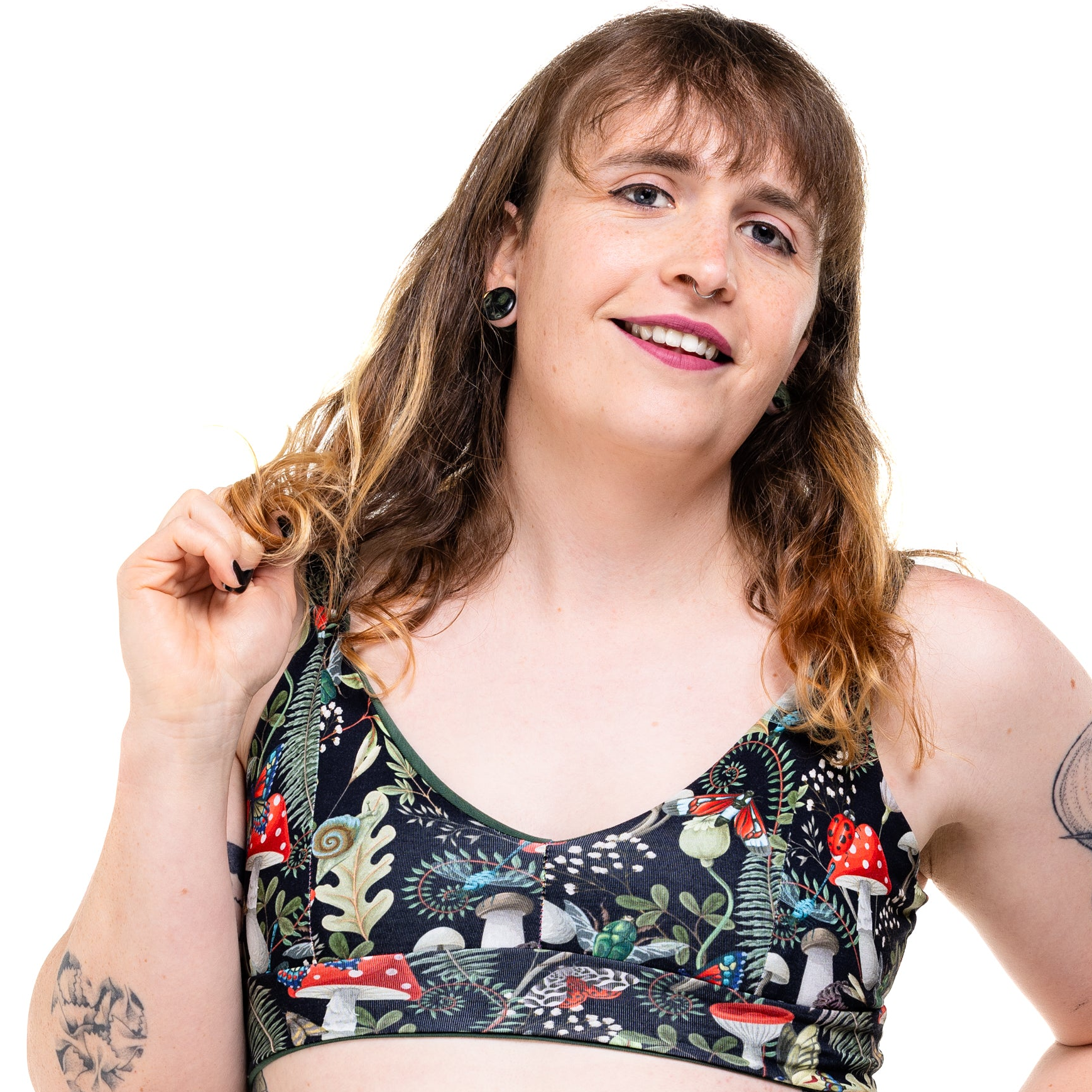 Wilde Mode Comfort Bra | Nightshade Hollow | Organic Cotton