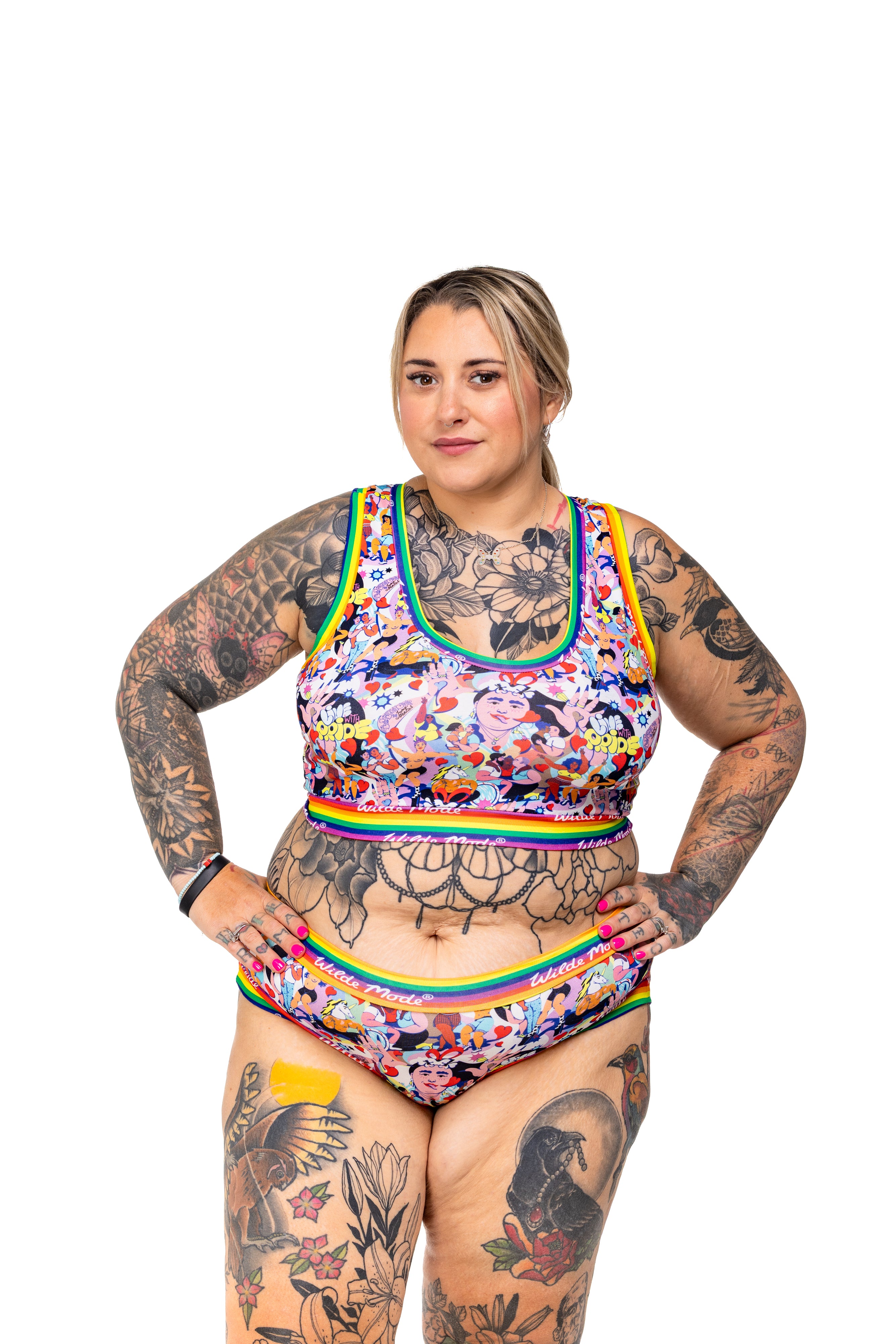 Comfort Bralette | Wilde Mode Pride People | Organic Cotton