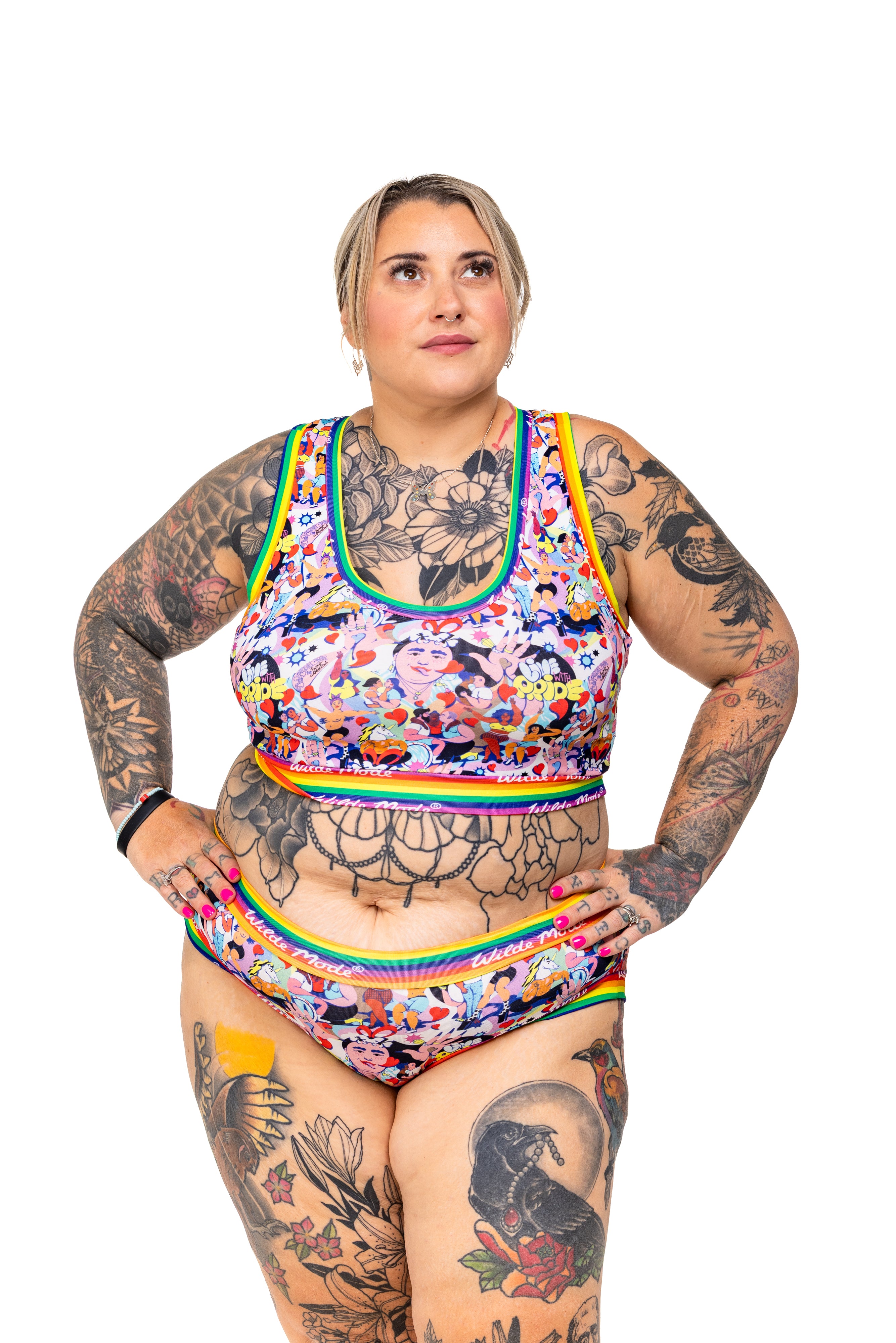 Comfort Bralette | Wilde Mode Pride People | Organic Cotton