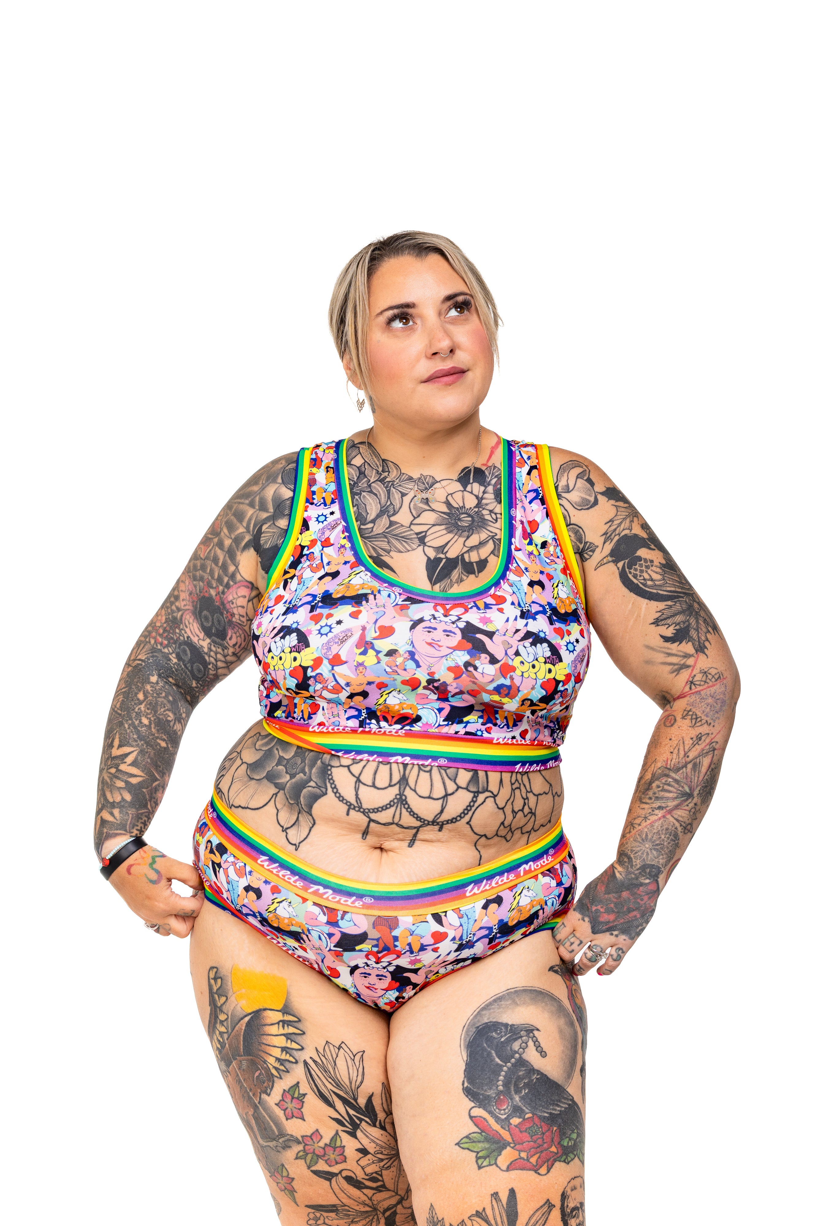 Comfort Bralette | Wilde Mode Pride People | Organic Cotton