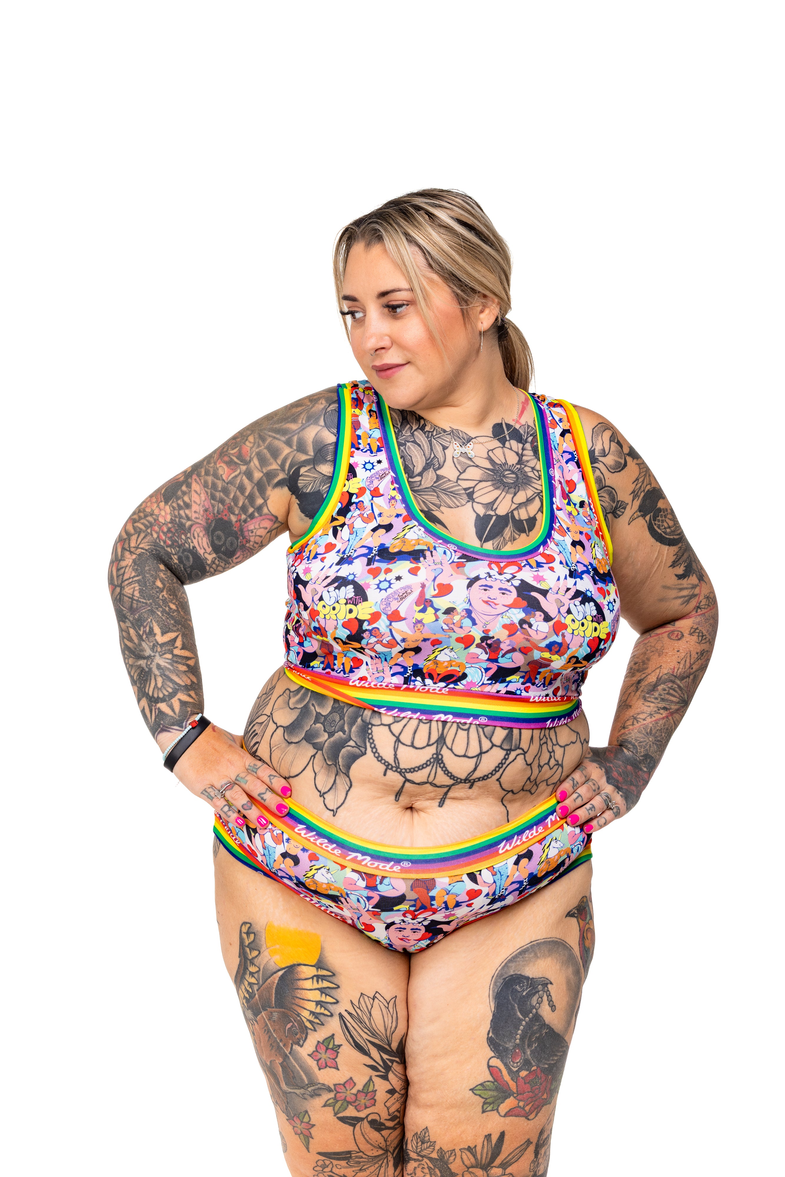 Comfort Bralette | Wilde Mode Pride People | Organic Cotton