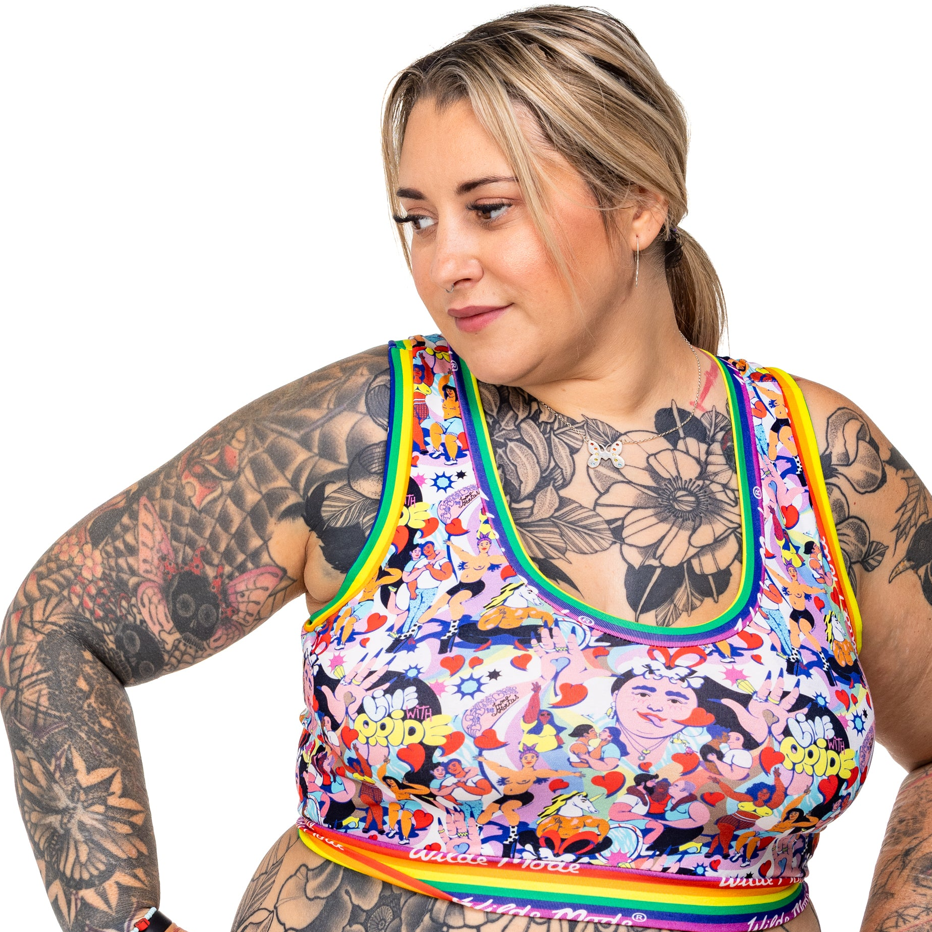 Comfort Bralette | Wilde Mode Pride People | Organic Cotton