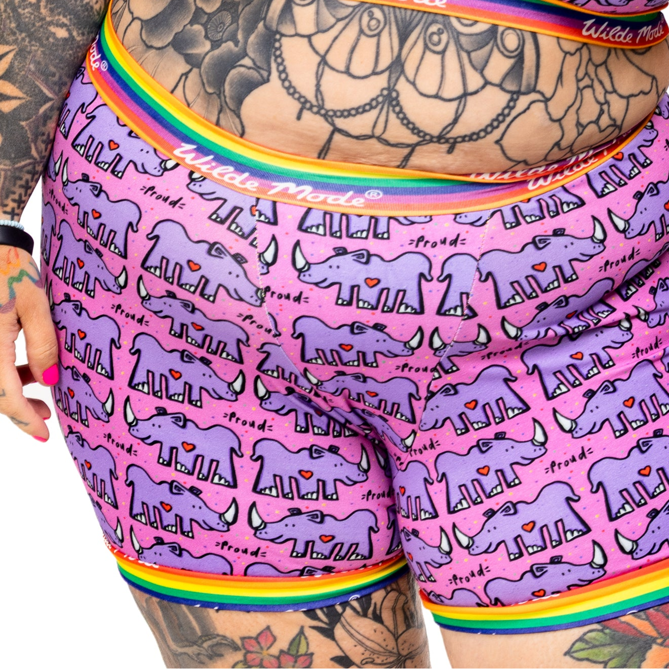 Boxer Shorts | Wilde Mode Pride Rhino | Organic Cotton