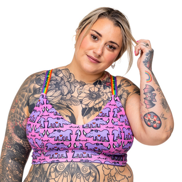 Comfort Bra | Wilde Mode Pride Rhino | Organic Cotton