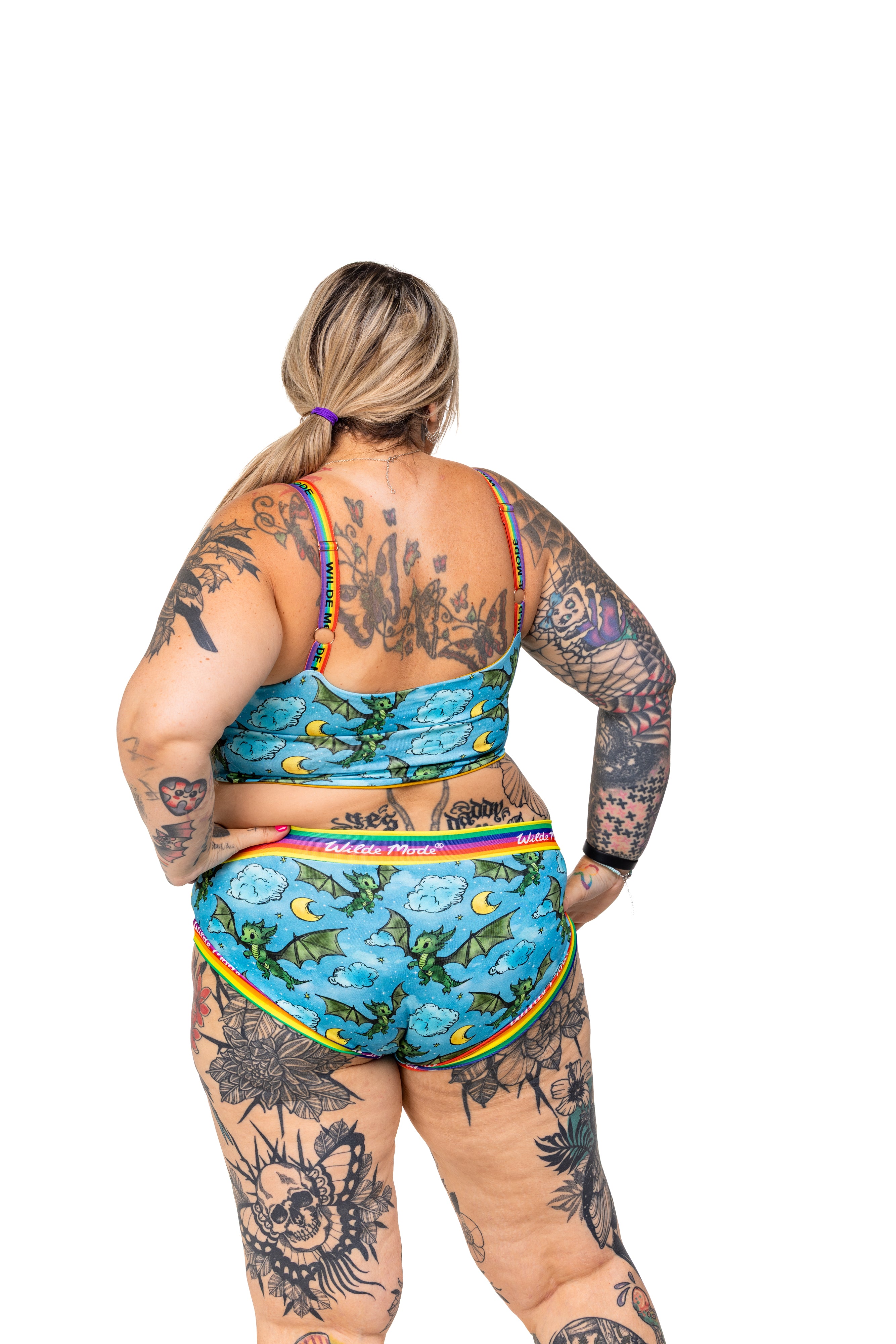 Wilde Mode Comfort Bra | Dragon Print | Organic Cotton