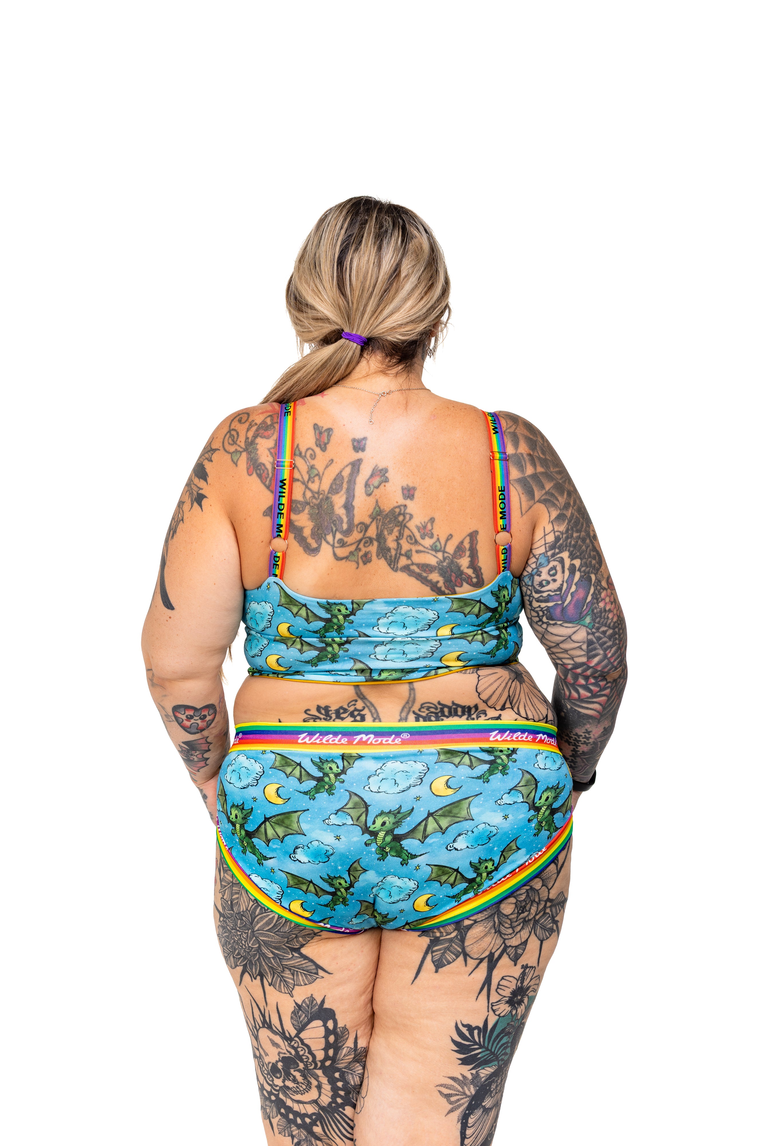 Wilde Mode Comfort Bra | Dragon Print | Organic Cotton