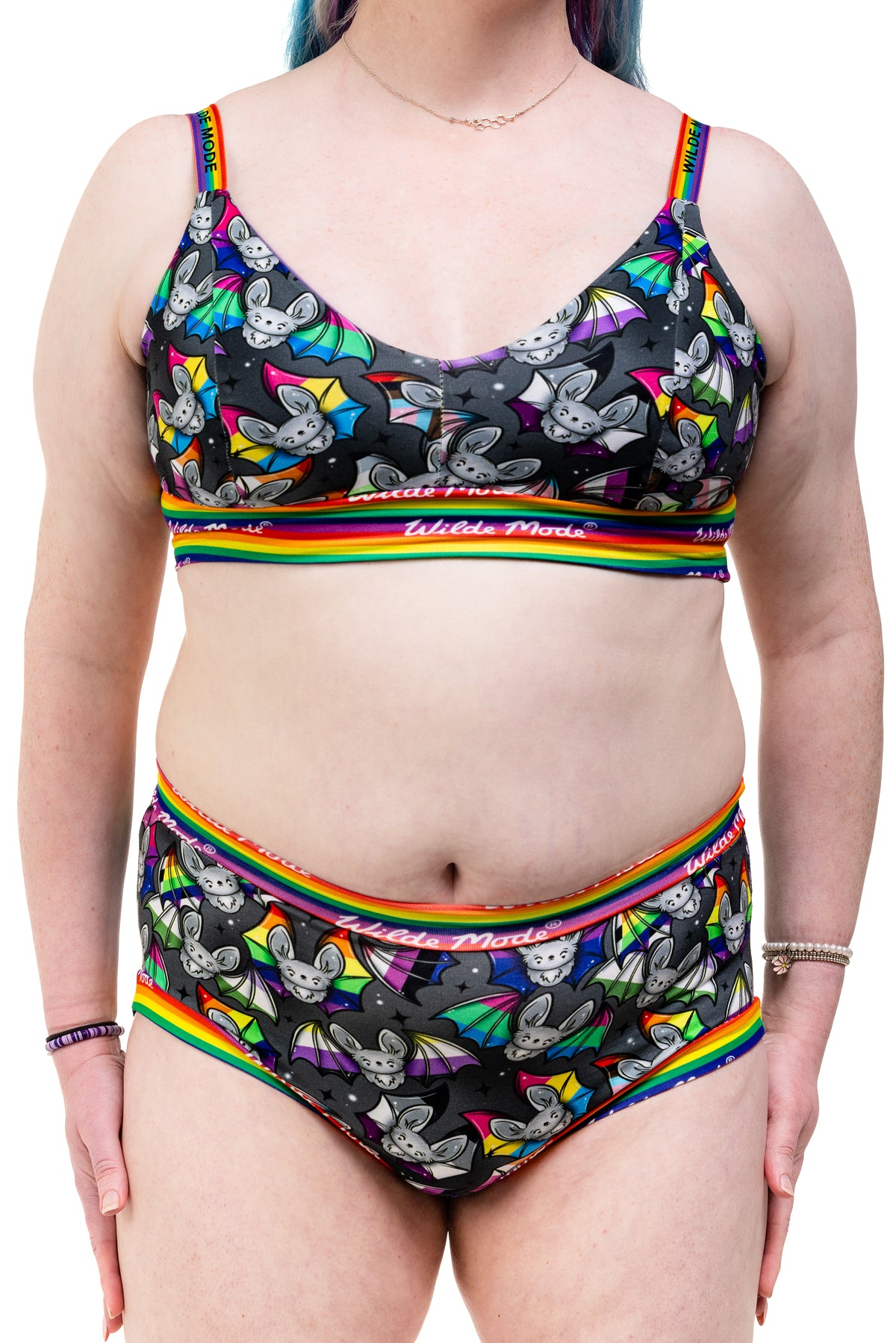 Pride Bats Organic Cotton Briefs | Handmade in the UK | 3XS-10XL