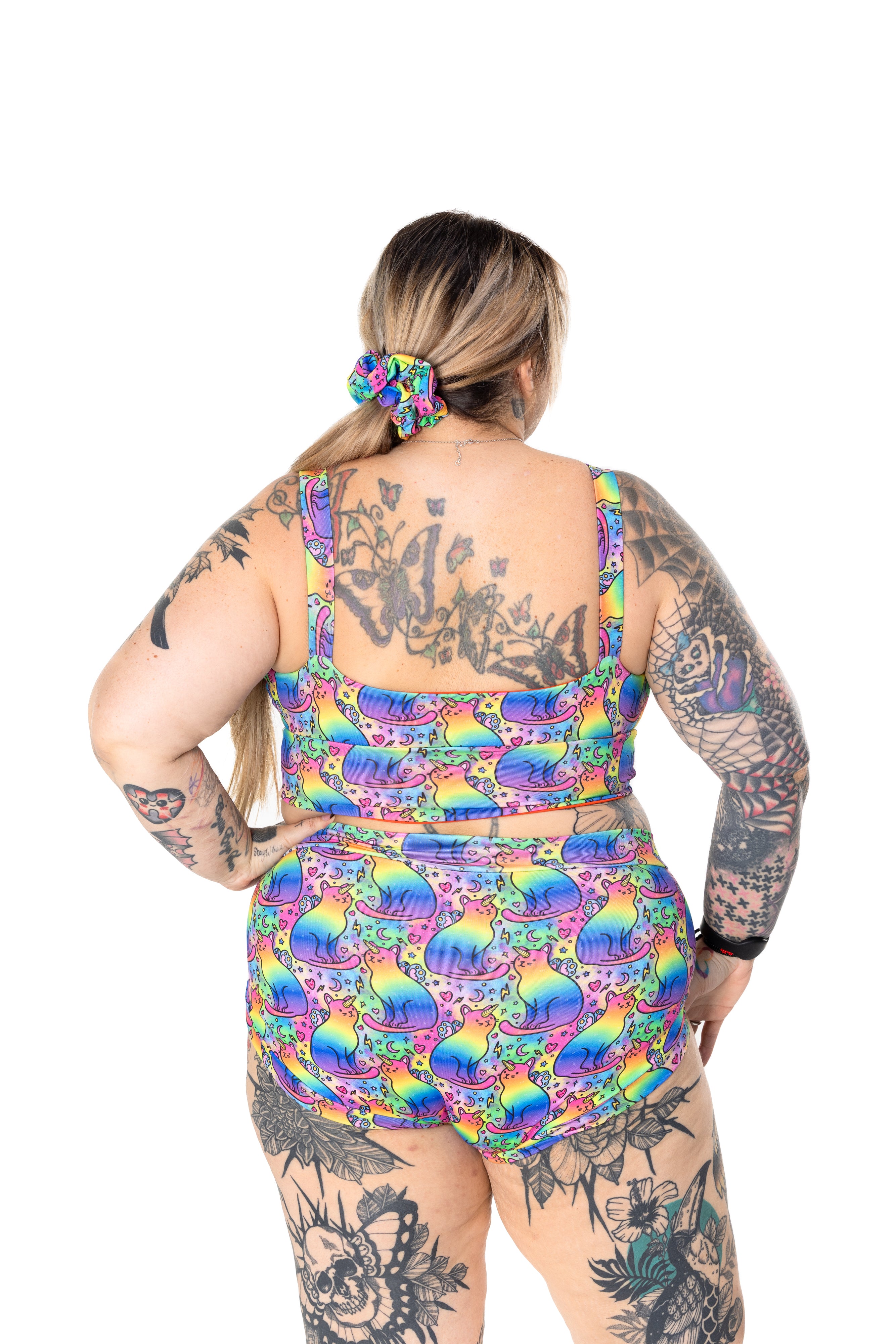 Comfort Briefs | Rainbow Unicorn Cats | Organic Cotton