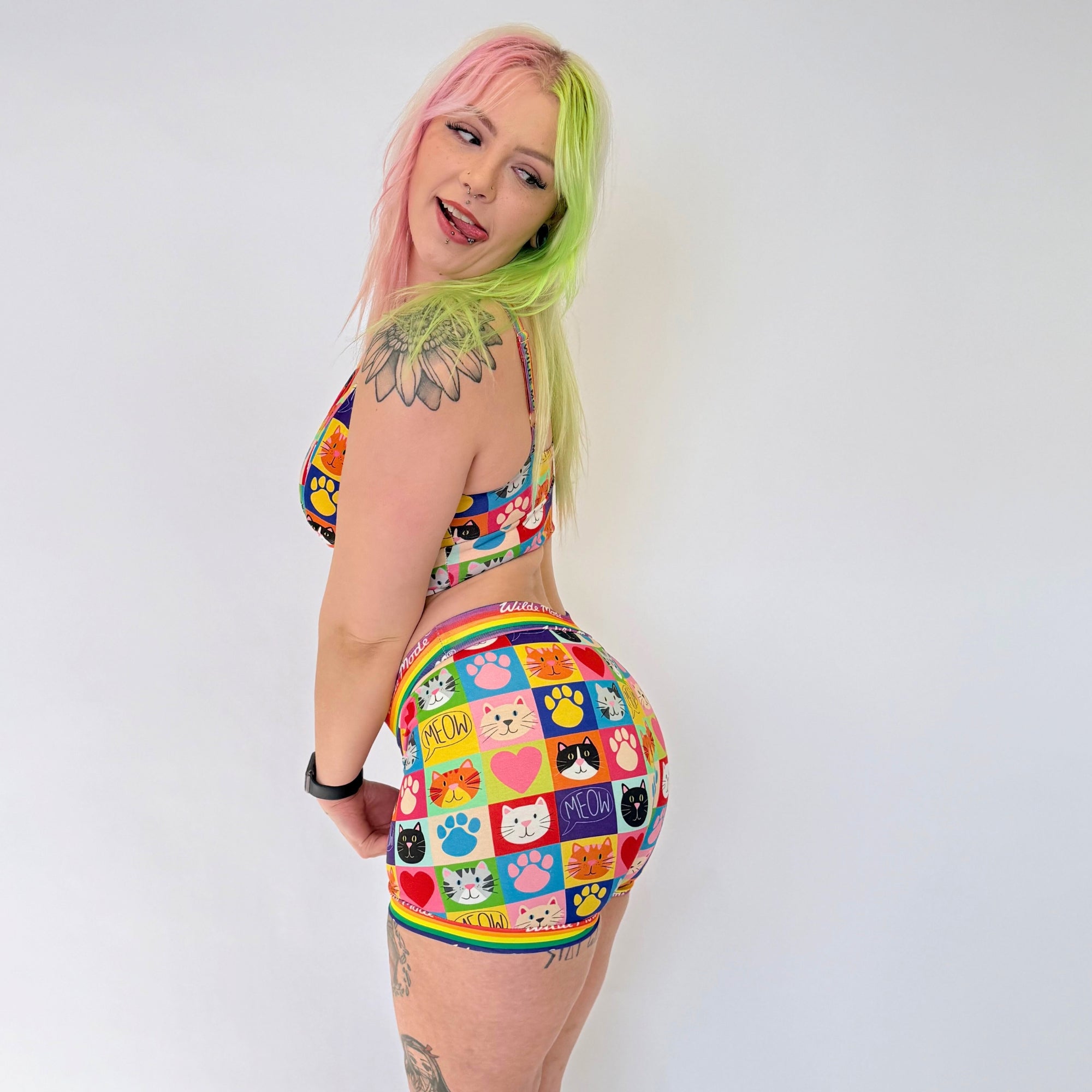 *NEW IN* Boxers | Wilde Mode Patchwork Cats | Organic Cotton