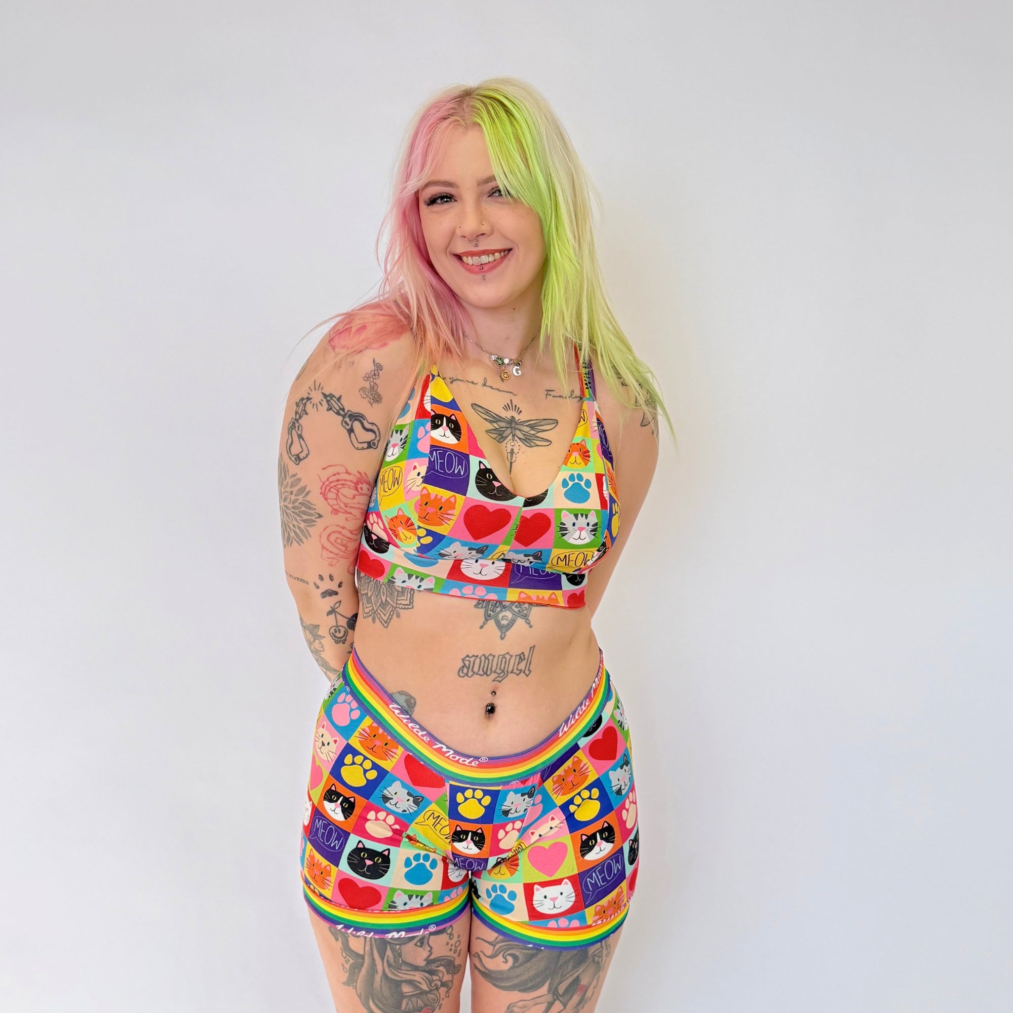 *NEW IN* Boxers | Wilde Mode Patchwork Cats | Organic Cotton