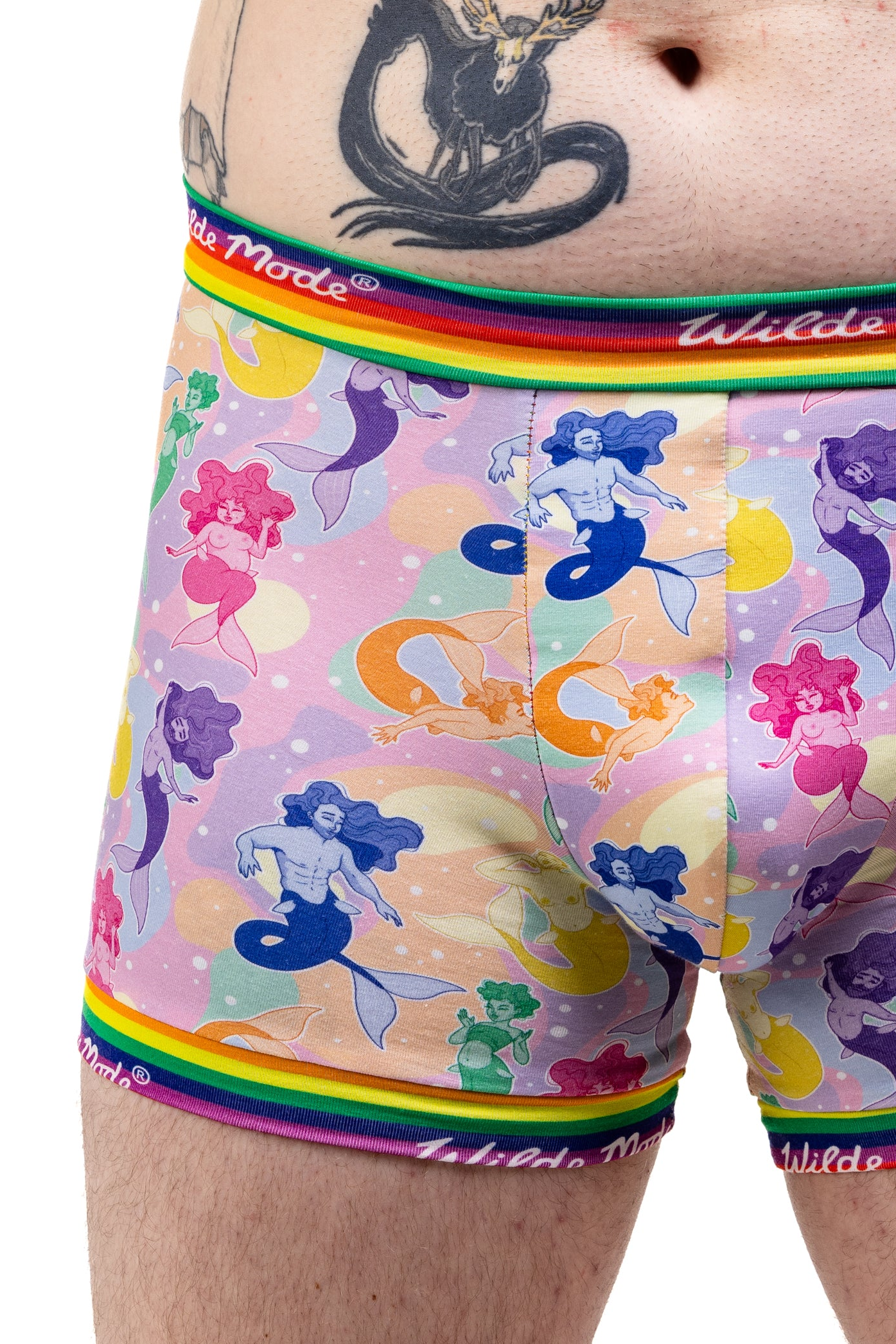 Boxer Shorts | Wilde Mode Pride Merfolk | Organic Cotton