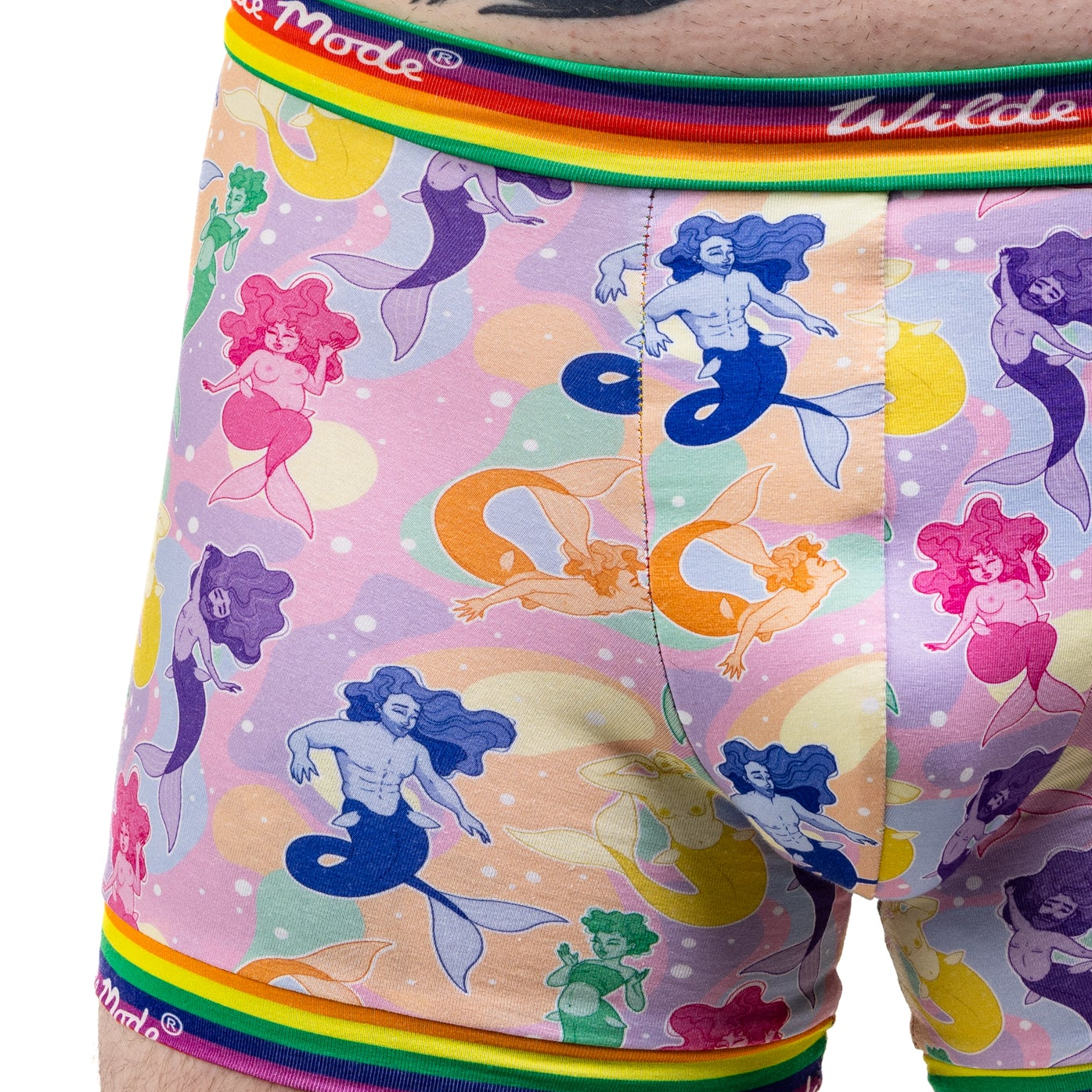 Boxer Shorts | Wilde Mode Pride Merfolk | Organic Cotton