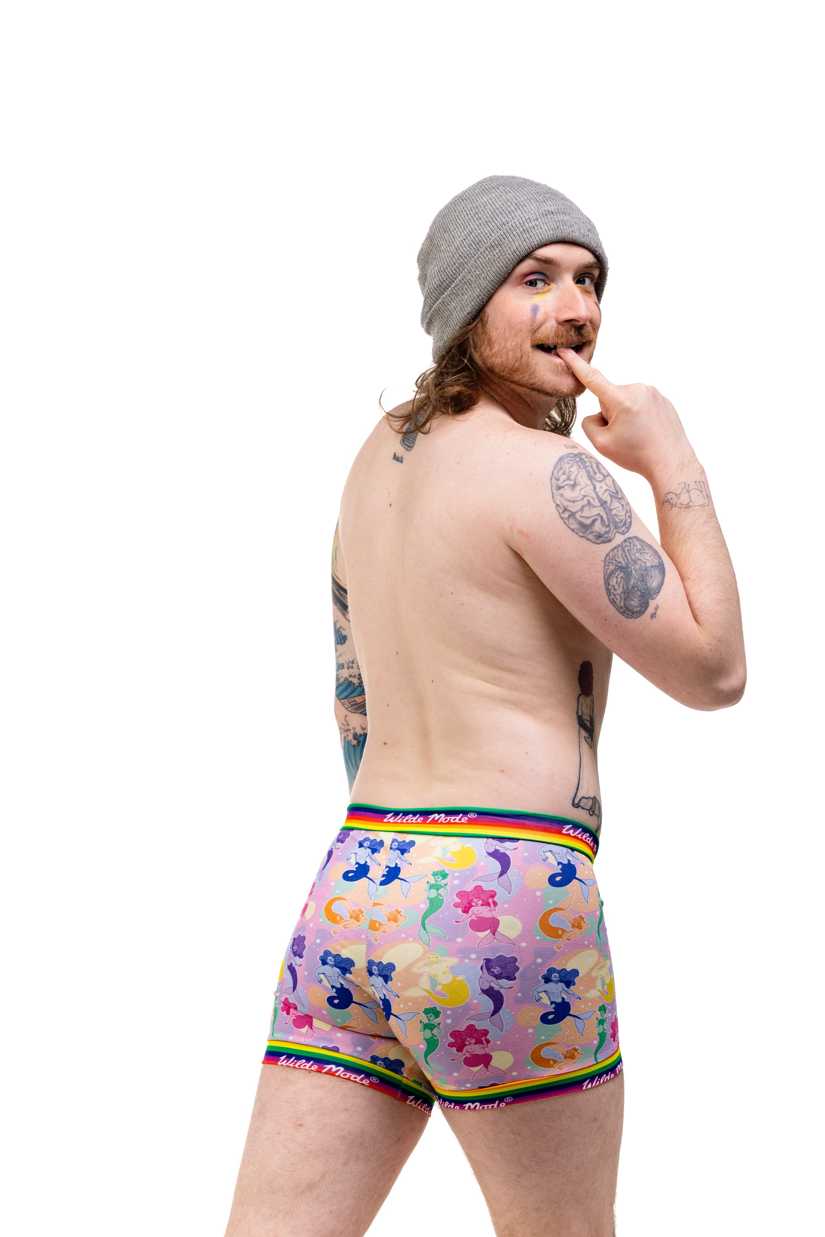 Boxer Shorts | Wilde Mode Pride Merfolk | Organic Cotton