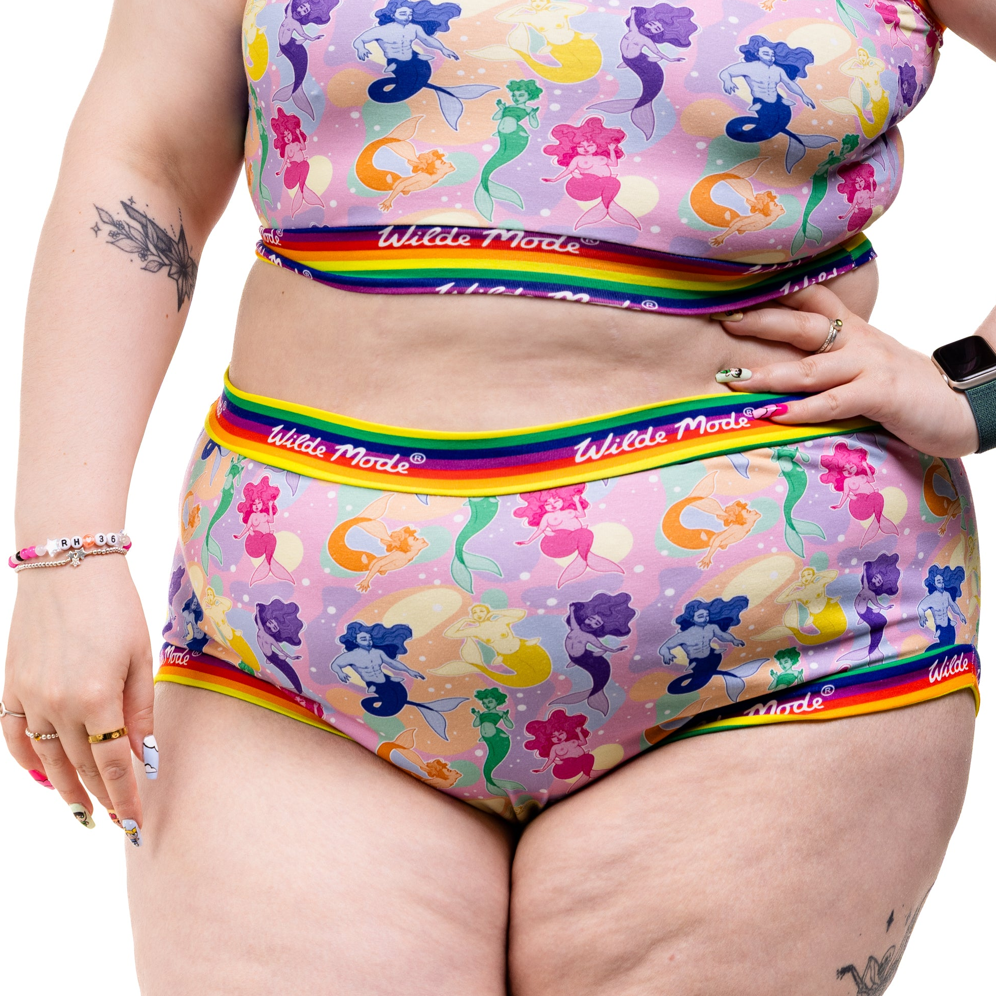 Brief | Wilde Mode Pride Merfolk | Organic Cotton