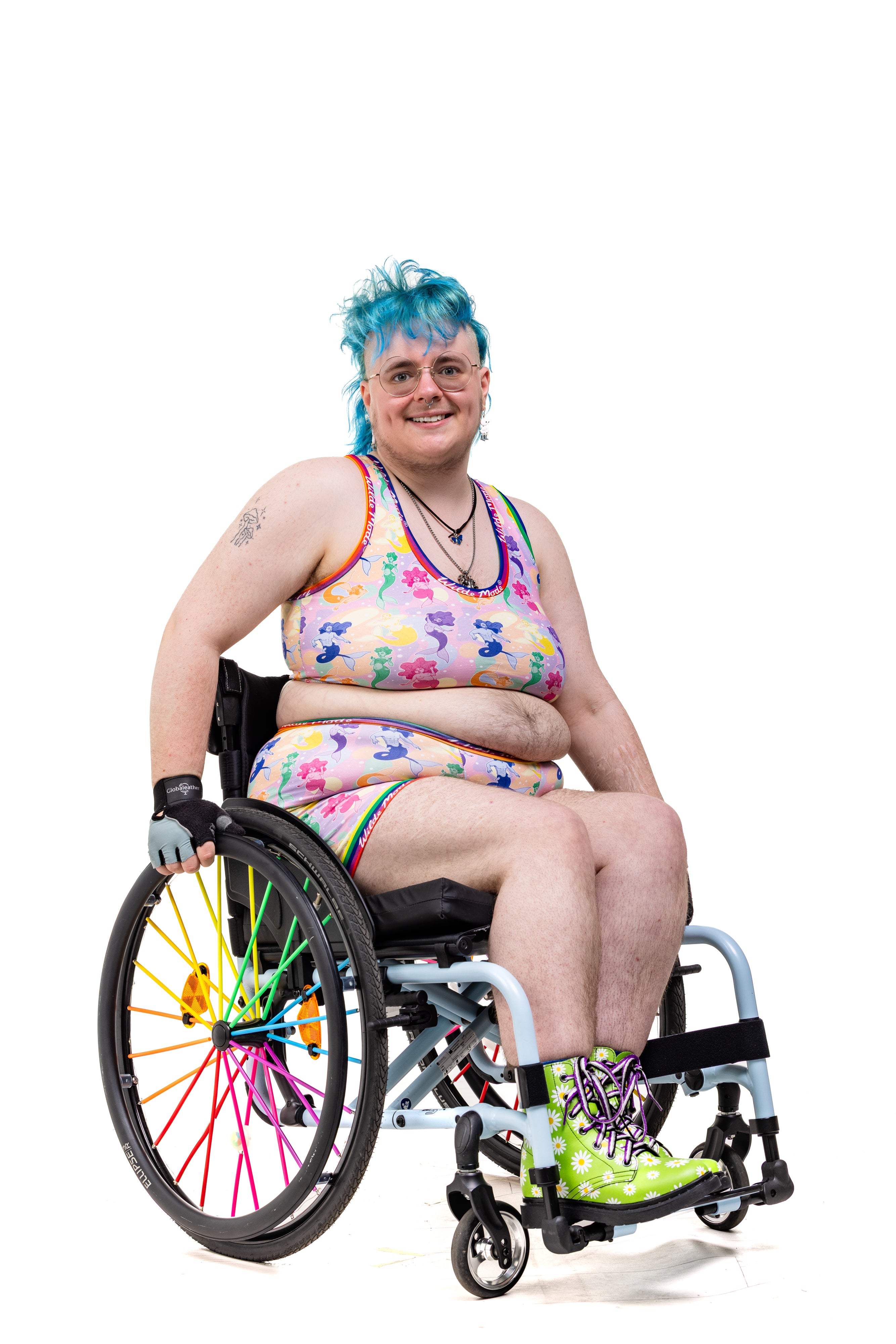 Comfort Bralette | Wilde Mode Pride Merfolk | Organic Cotton