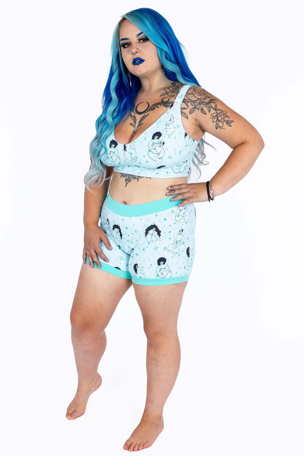 Wilde Mode X Fat Lemon - Celestial Babes | Organic Soft Cup Bra | A-O Cup | Made in the UK
