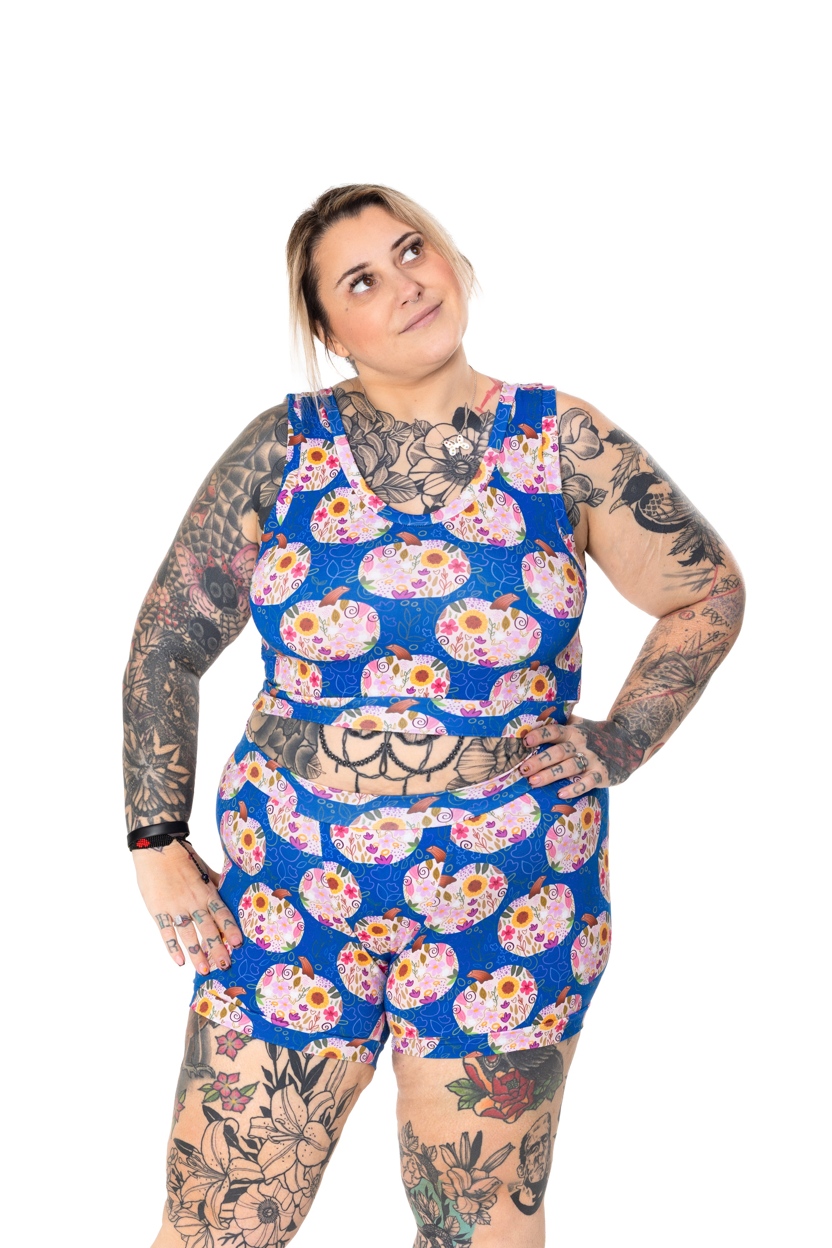 Boxers | Floral Pumpkins | Organic Cotton