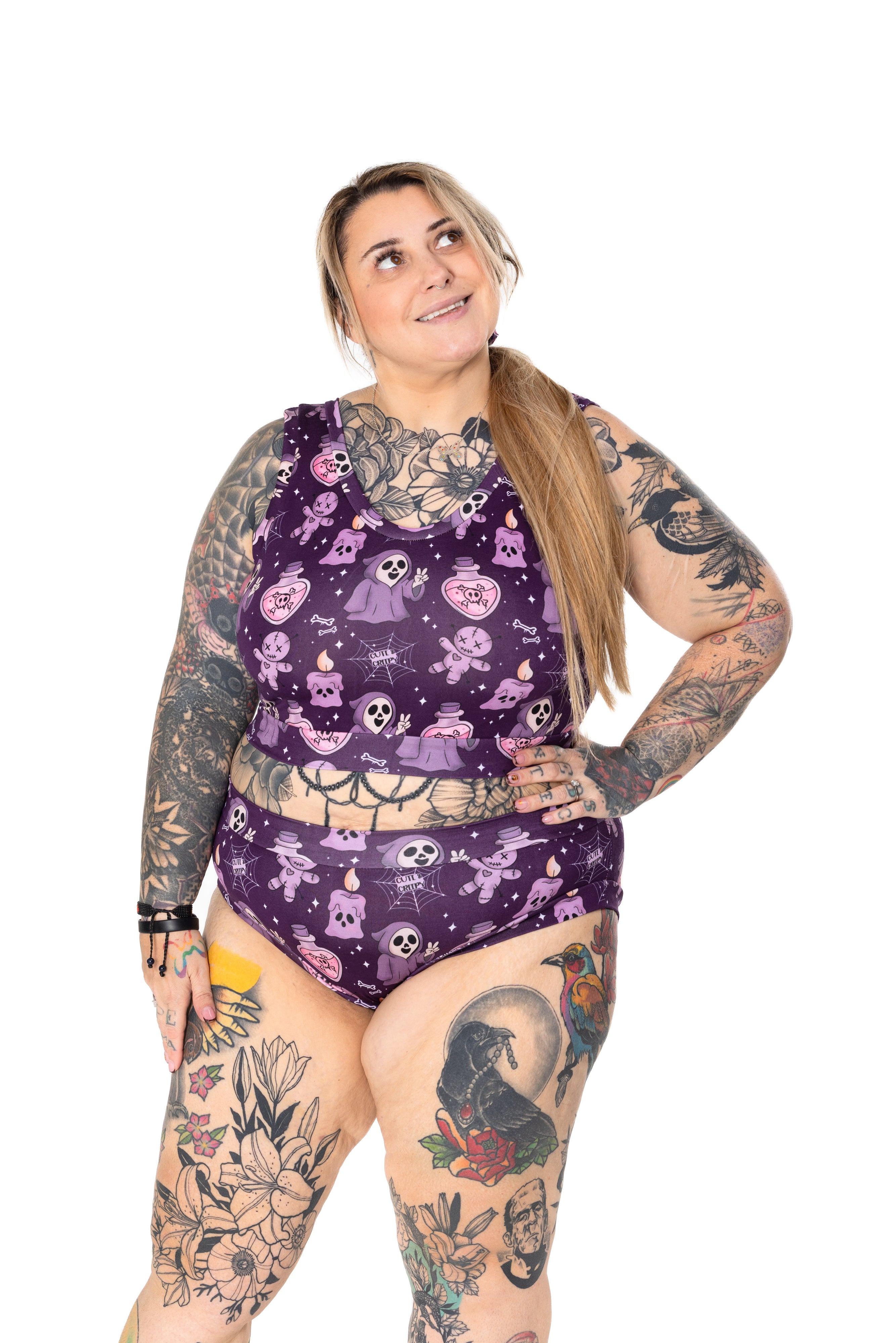 Comfort Bralette | Hex Appeal Print | Organic Cotton