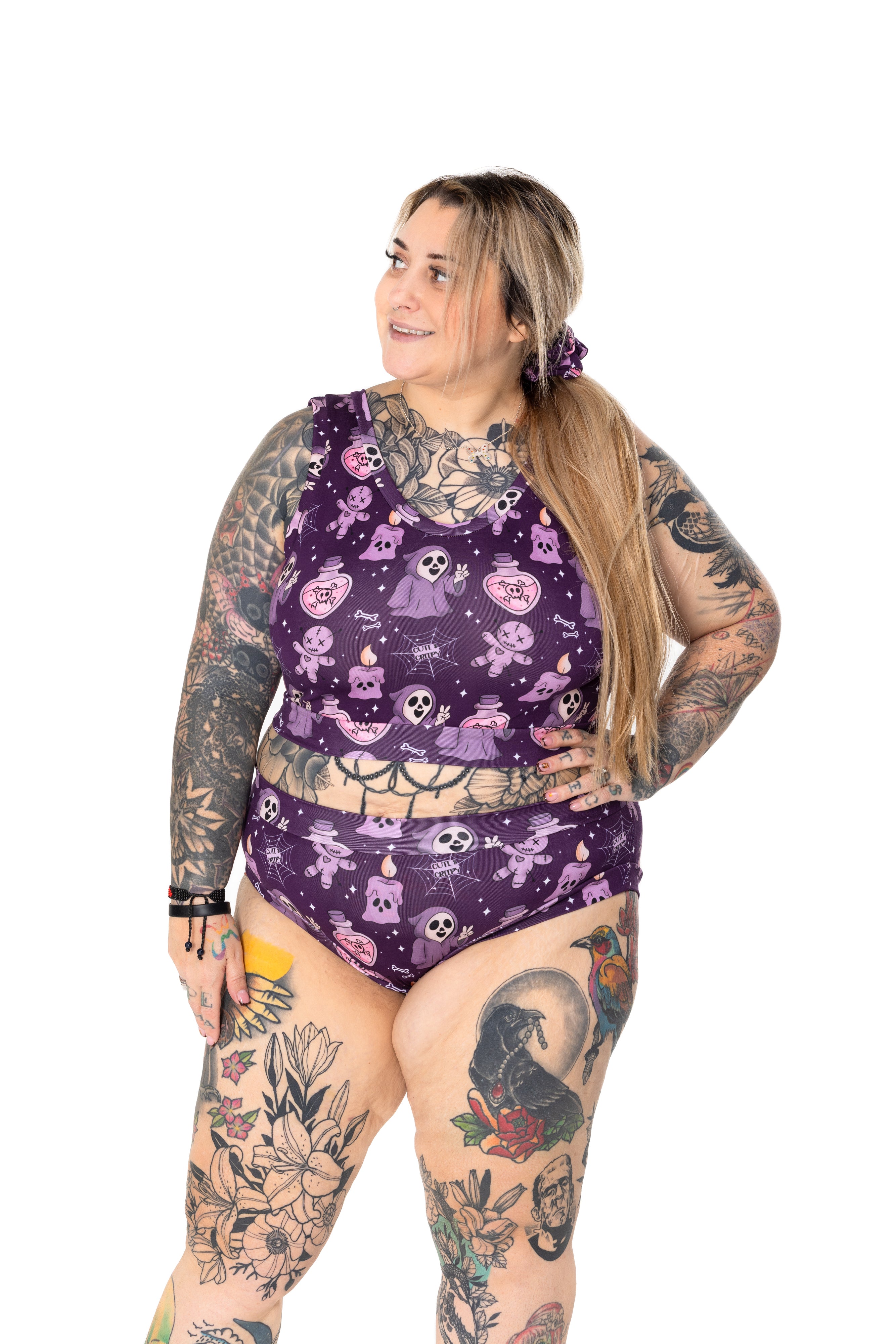 Comfort Bralette | Hex Appeal Print | Organic Cotton