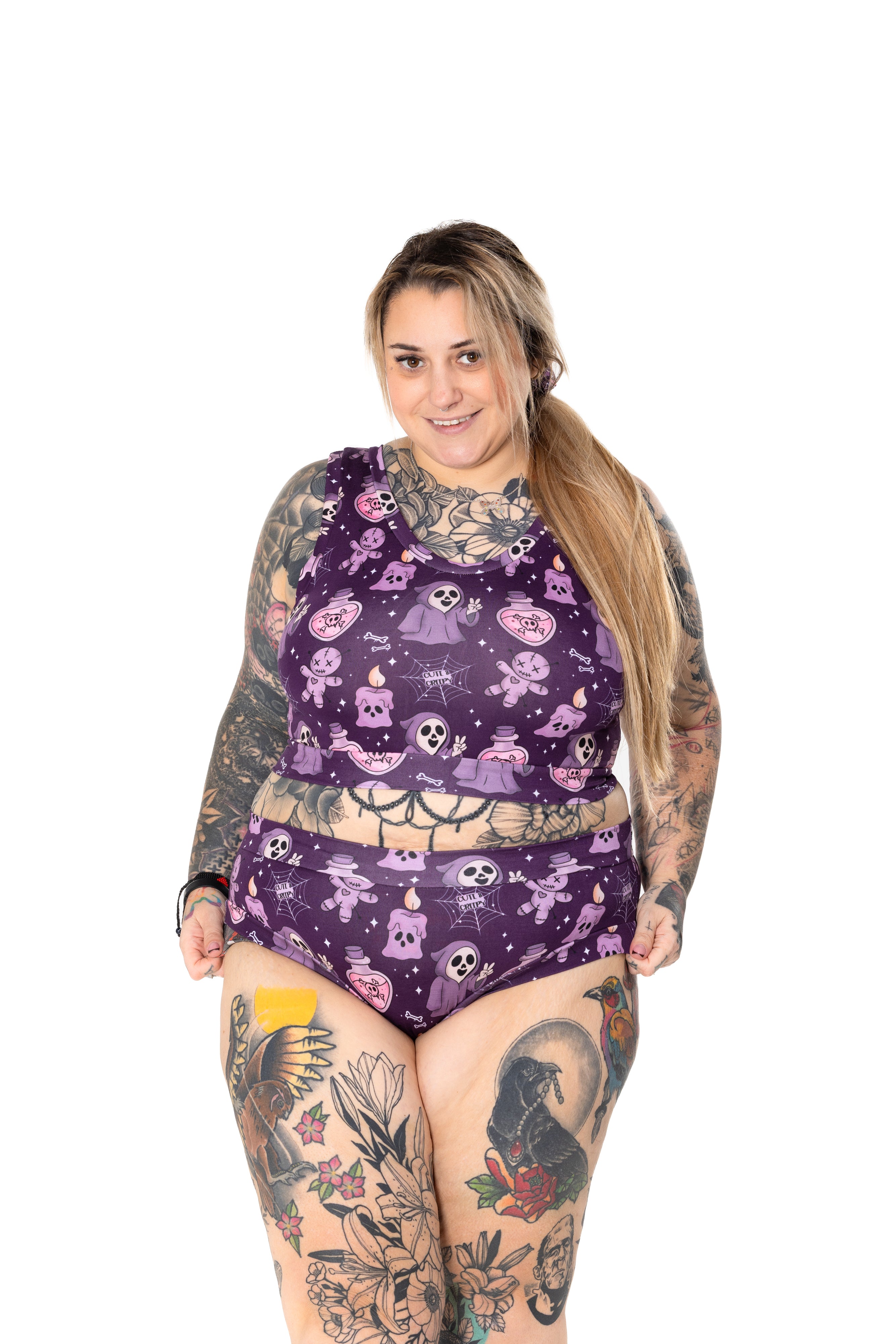 Comfort Bralette | Hex Appeal Print | Organic Cotton