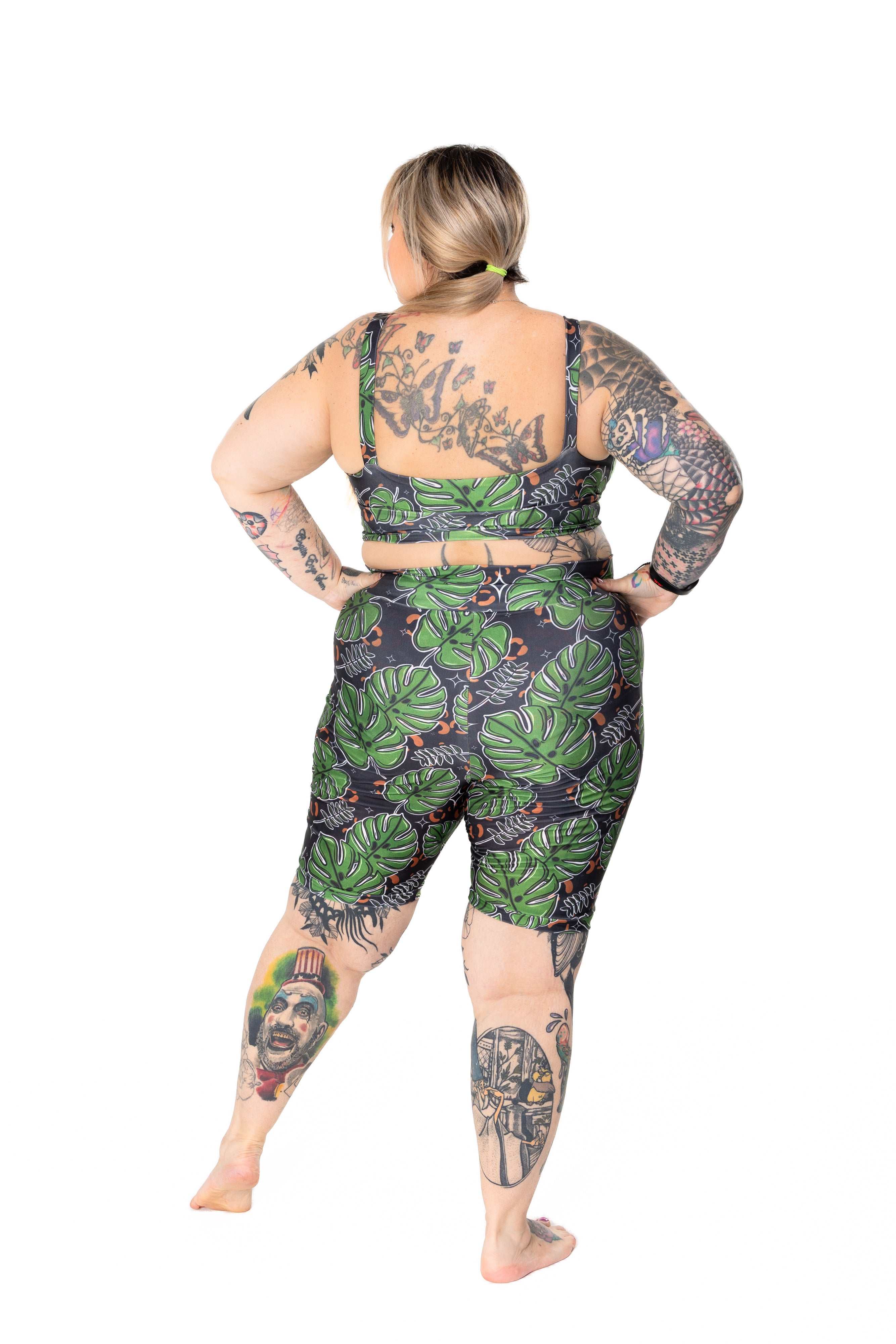 Comfort Bra | Monstera Plant Print | Organic Cotton