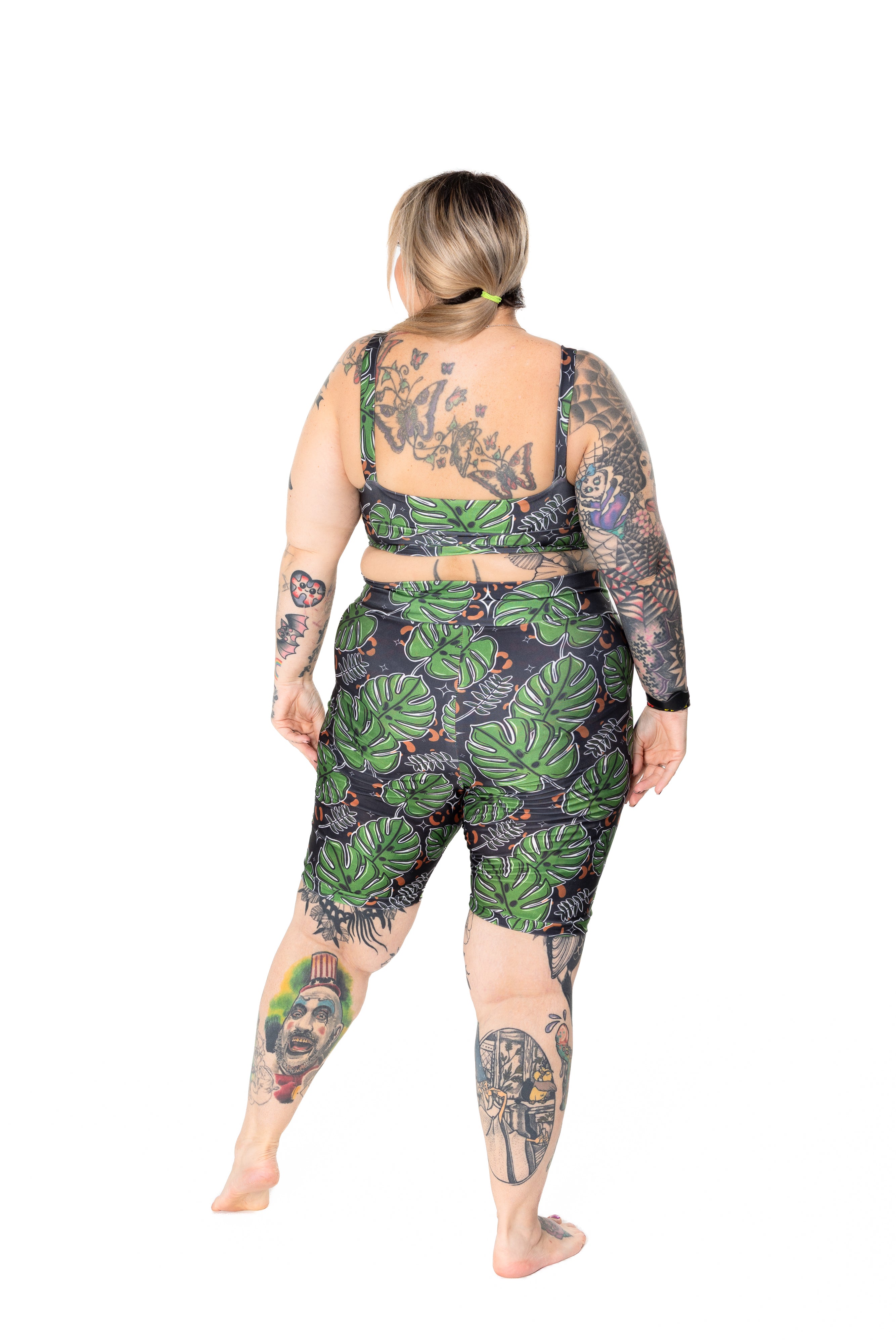 Comfort Bra | Monstera Plant Print | Organic Cotton
