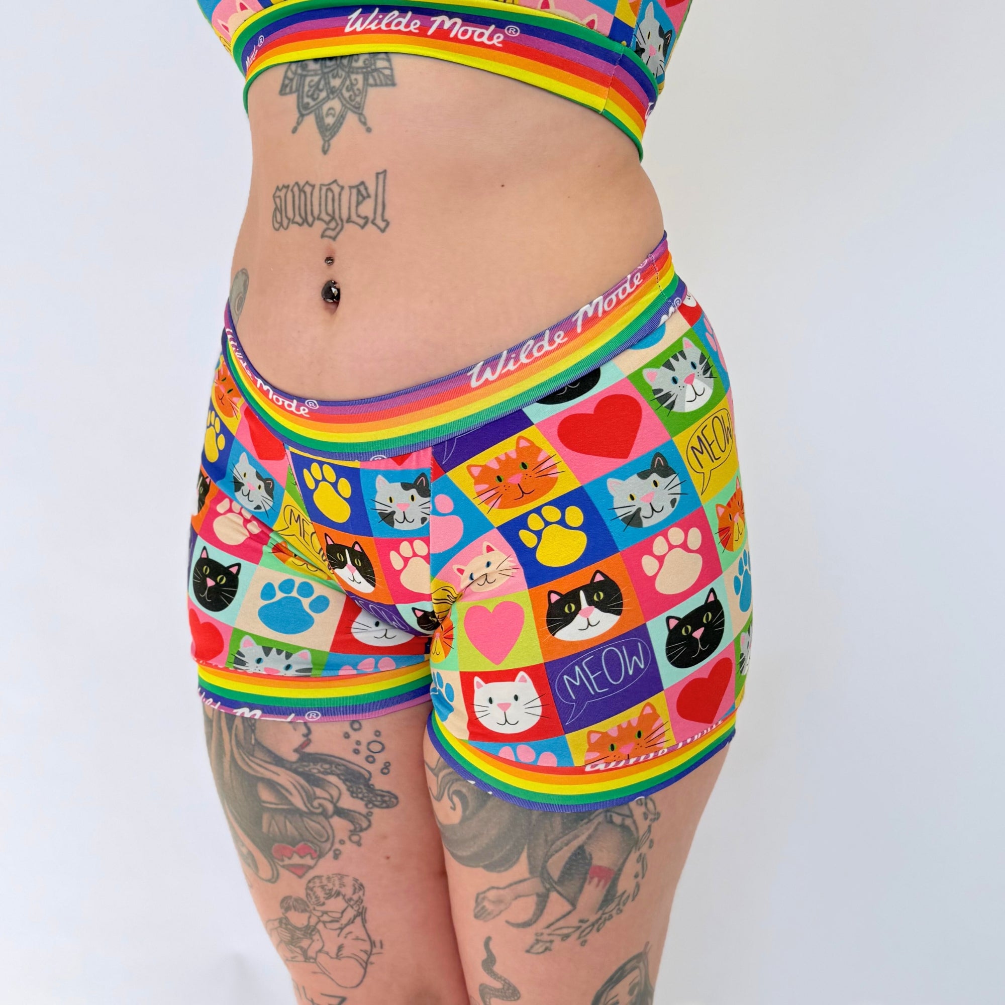 *NEW IN* Boxers | Wilde Mode Patchwork Cats | Organic Cotton