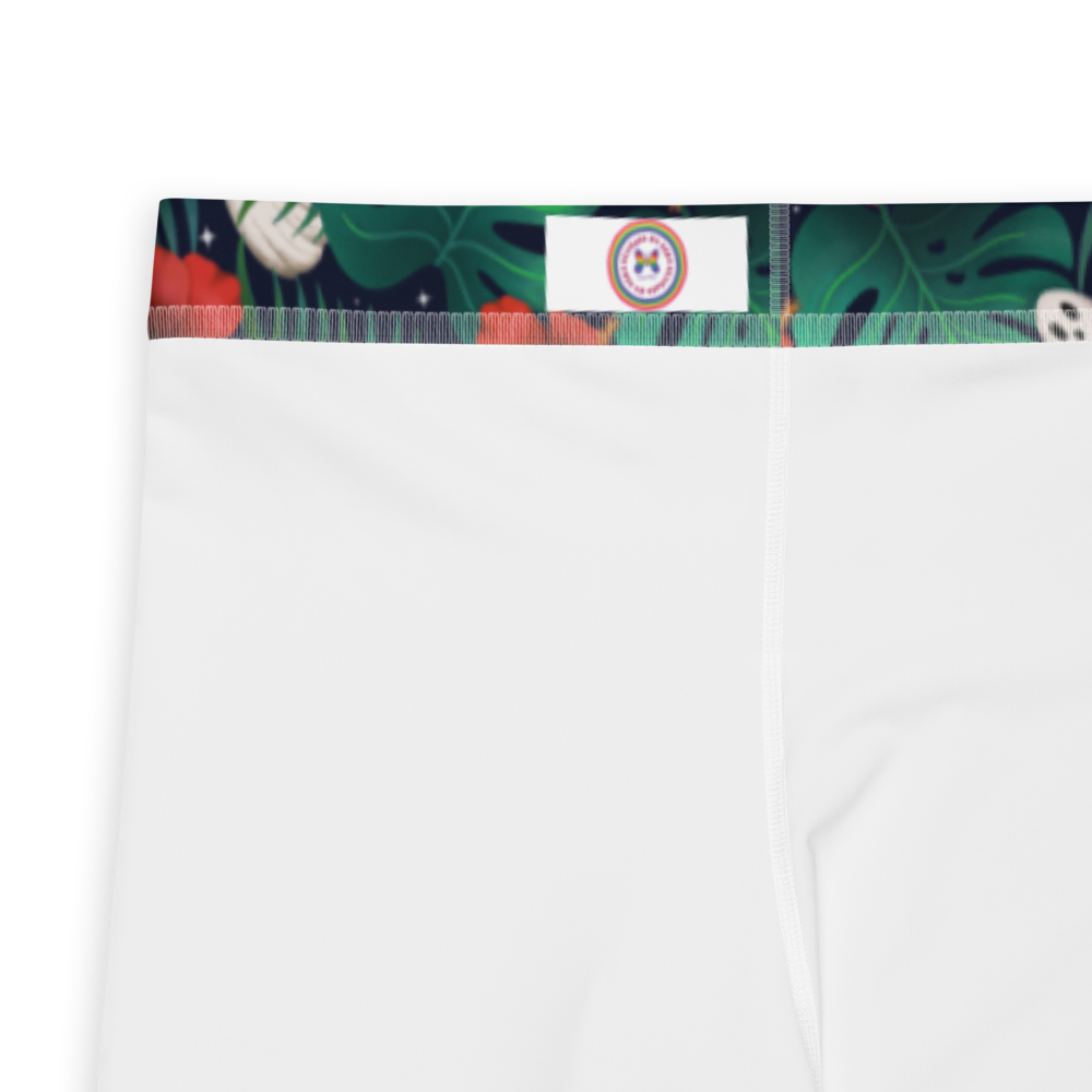 Pouched Leggings | Spooky Monstera | Recycled