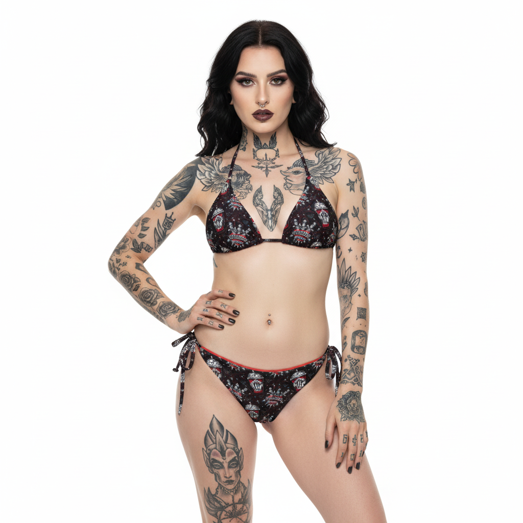 String Bikini | Mourning Coffee | Recycled