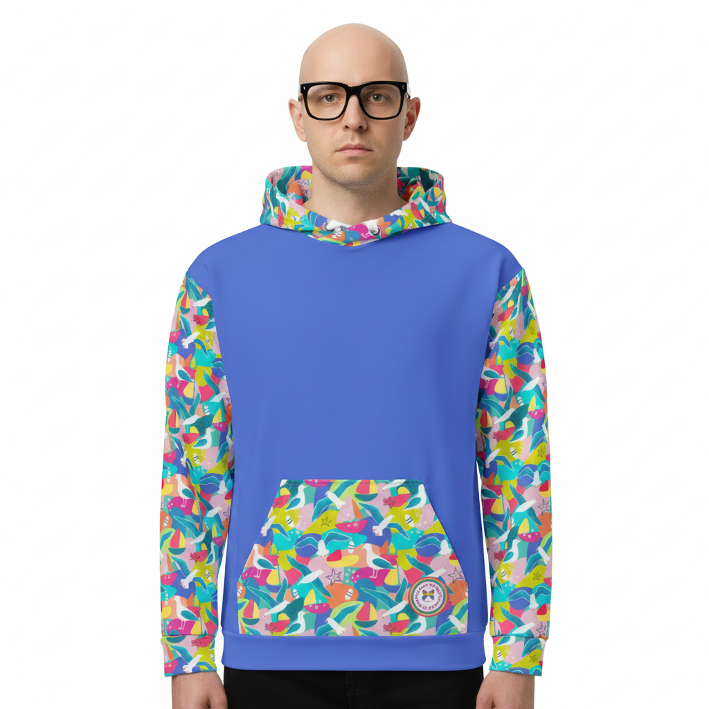 Overhead Hoodie | Seaside Seagulls | Cotton