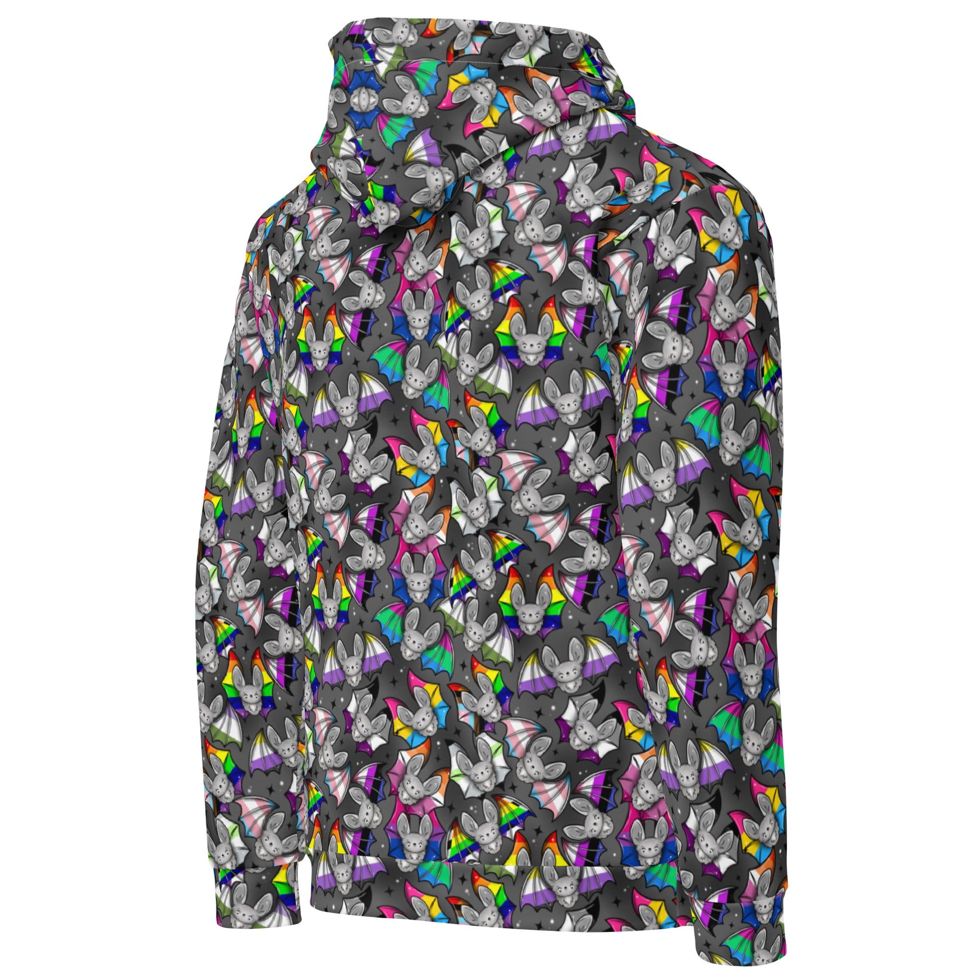 Overhead Hoodie | Wilde Mode Pride Bats | Cotton – Designed By Debz