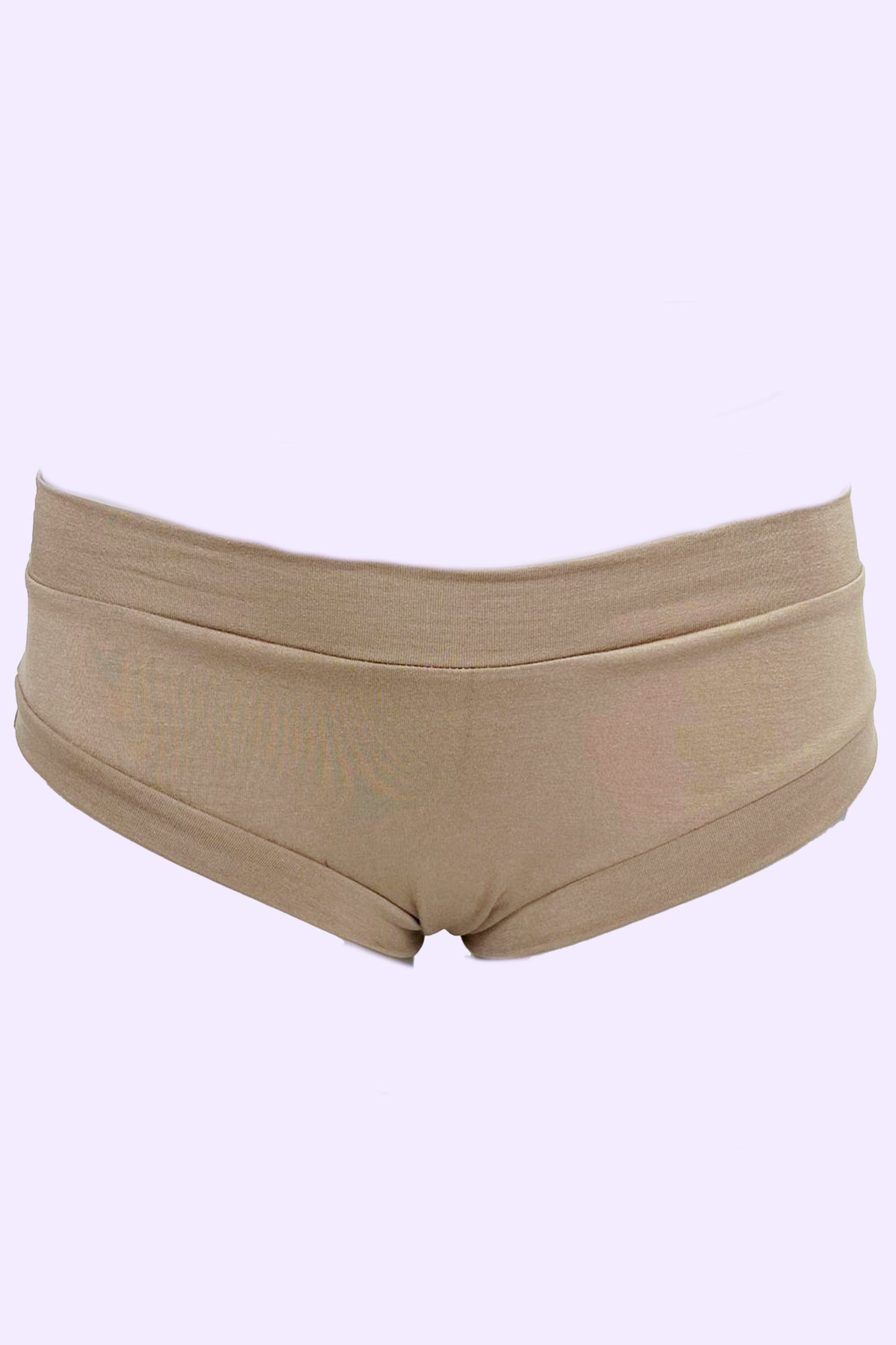 Organic bamboo flat front briefs by Designed By Debz, showing ultra-soft, handmade bamboo fabric with a comfortable waistband.