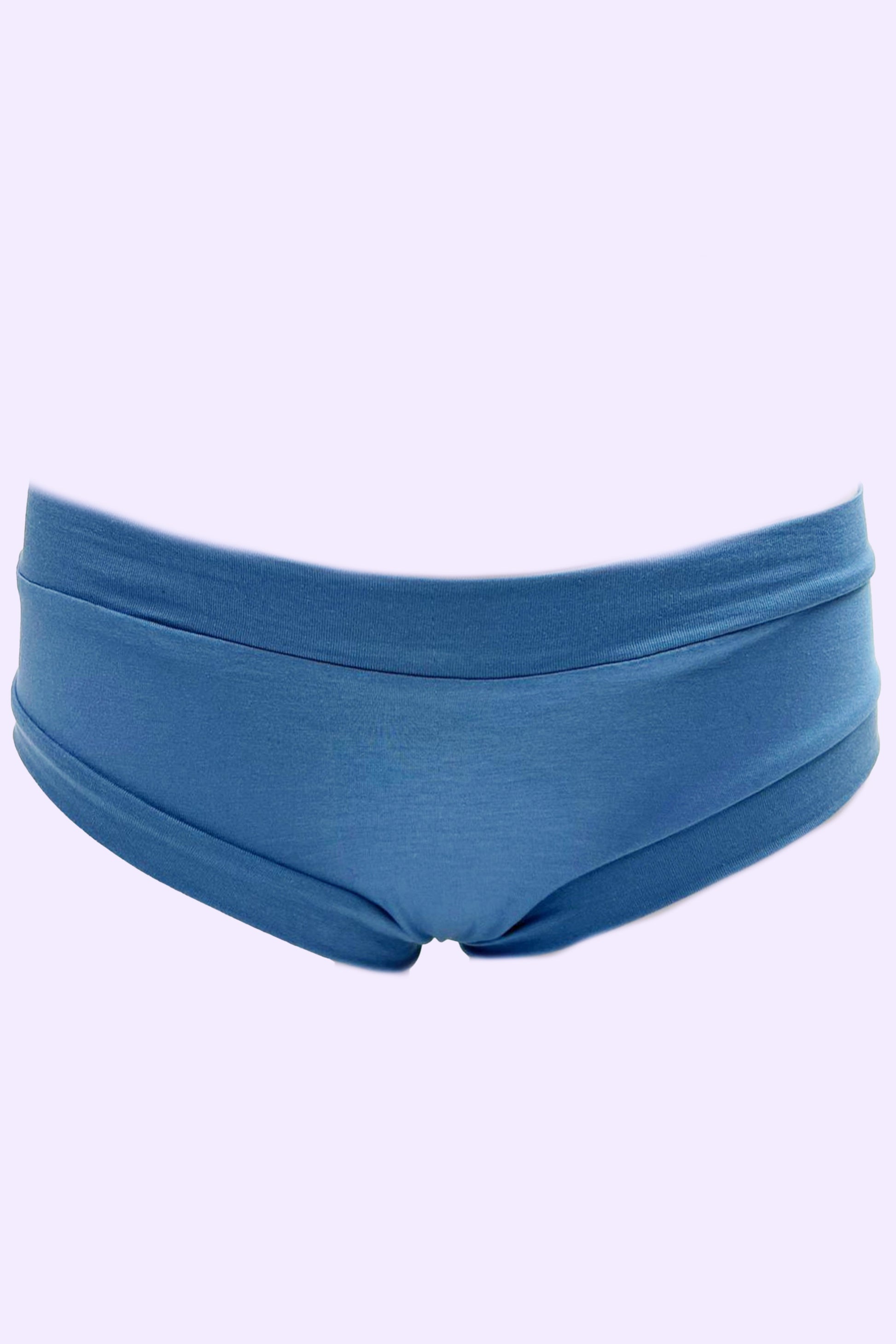 Organic bamboo flat front briefs by Designed By Debz, showcasing ultra-soft, handmade bamboo fabric with a smooth, fitted design.