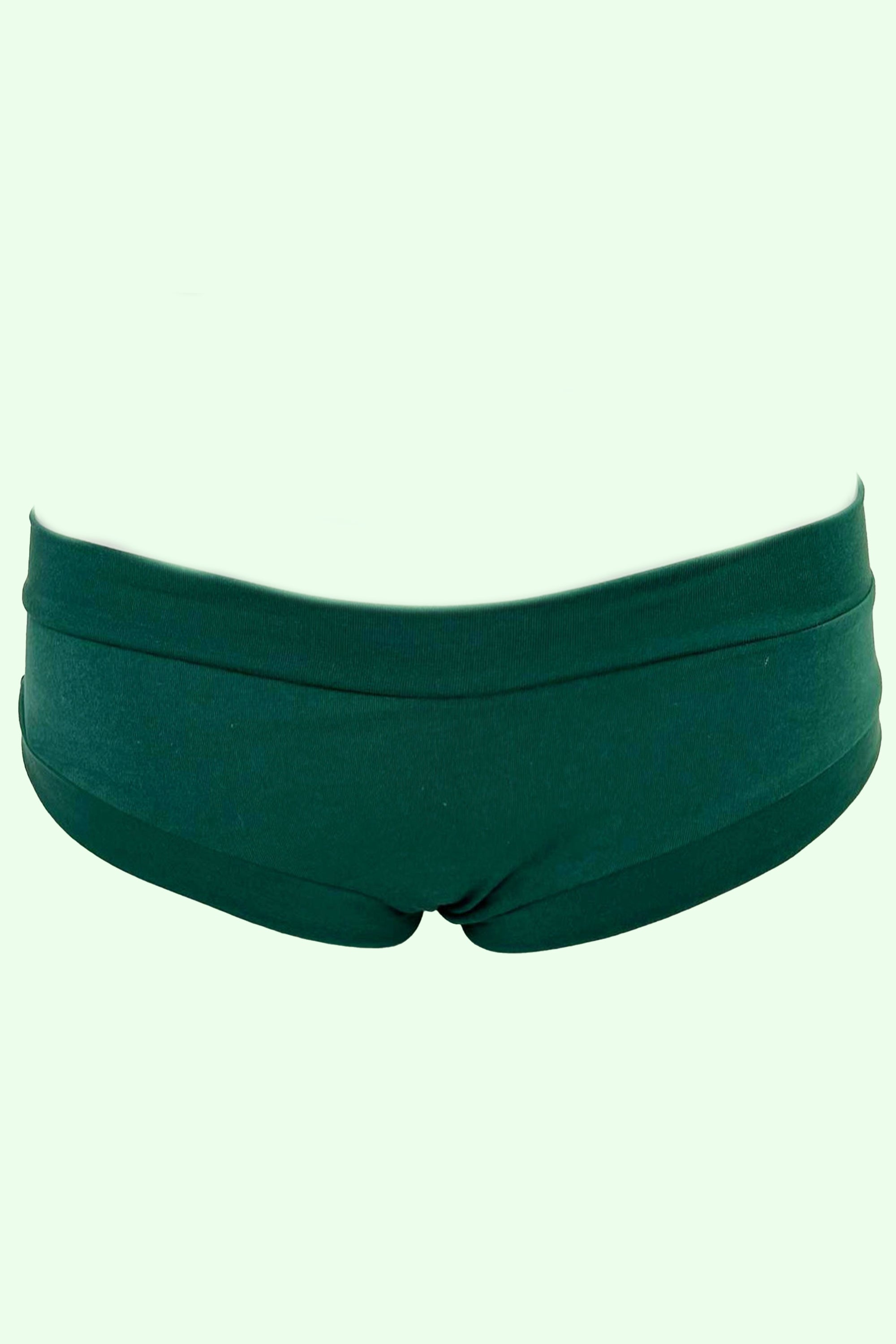 Organic bamboo ultra soft flat front briefs by Designed By Debz, showing the comfortable, handmade underwear in a natural bamboo fabric.