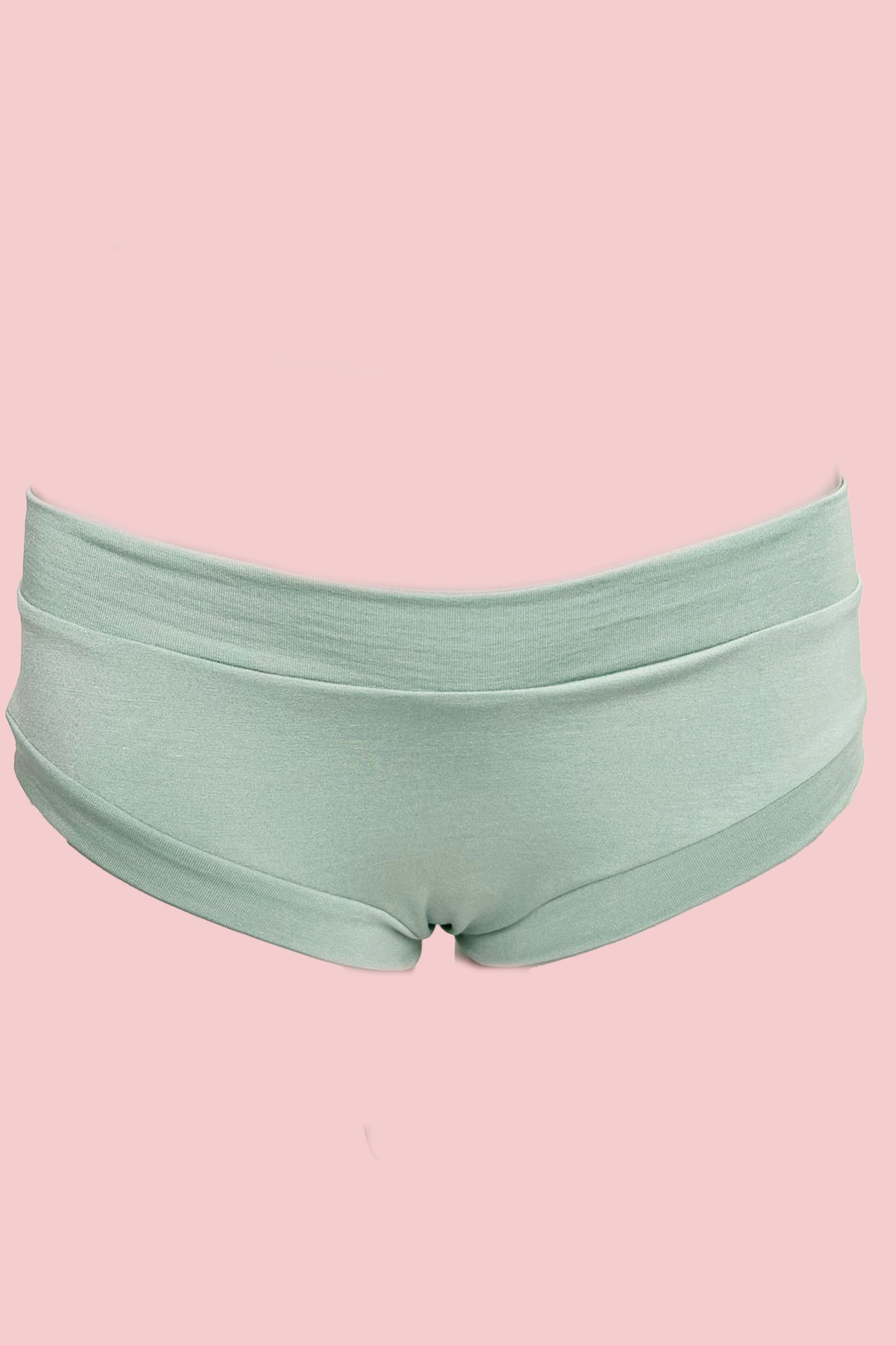 Handmade organic bamboo flat front briefs by Designed By Debz, showcasing ultra-soft, eco-friendly fabric and comfortable fit.