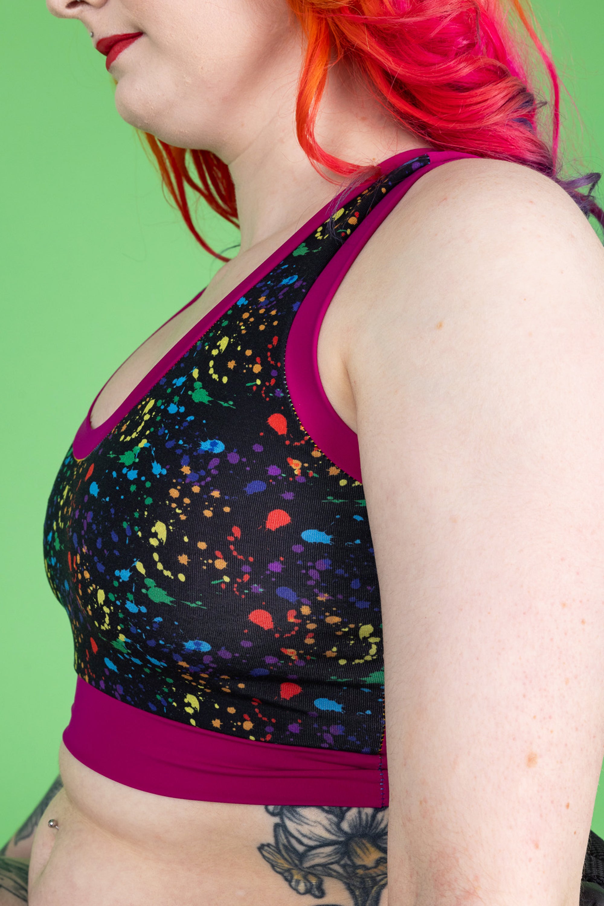 Binder Alternative Comfort Compression Top | Wilde Mode Multi Print | Recycled