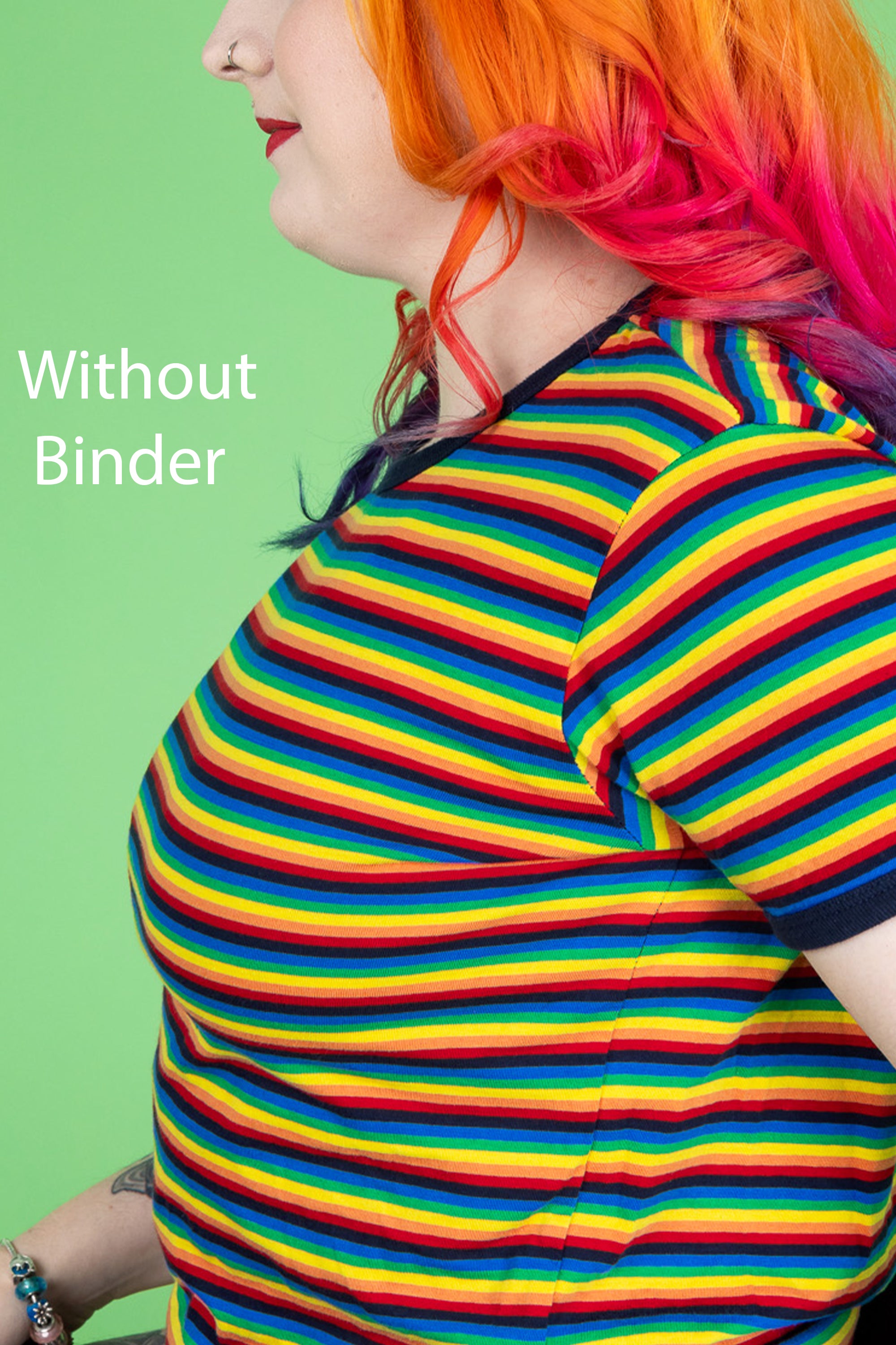 Binder Alternative Comfort Compression Top | Wilde Mode Multi Print | Recycled