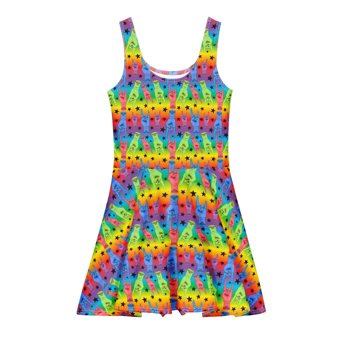 Cotton skater dress | Hail to the King | Brandon Tribute - Designed By Debz