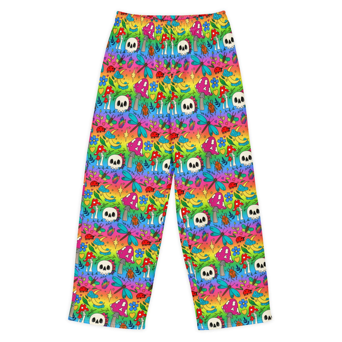 Cotton Wide Leg Joggers | Bright Spring | Handmade to Order - Designed By Debz