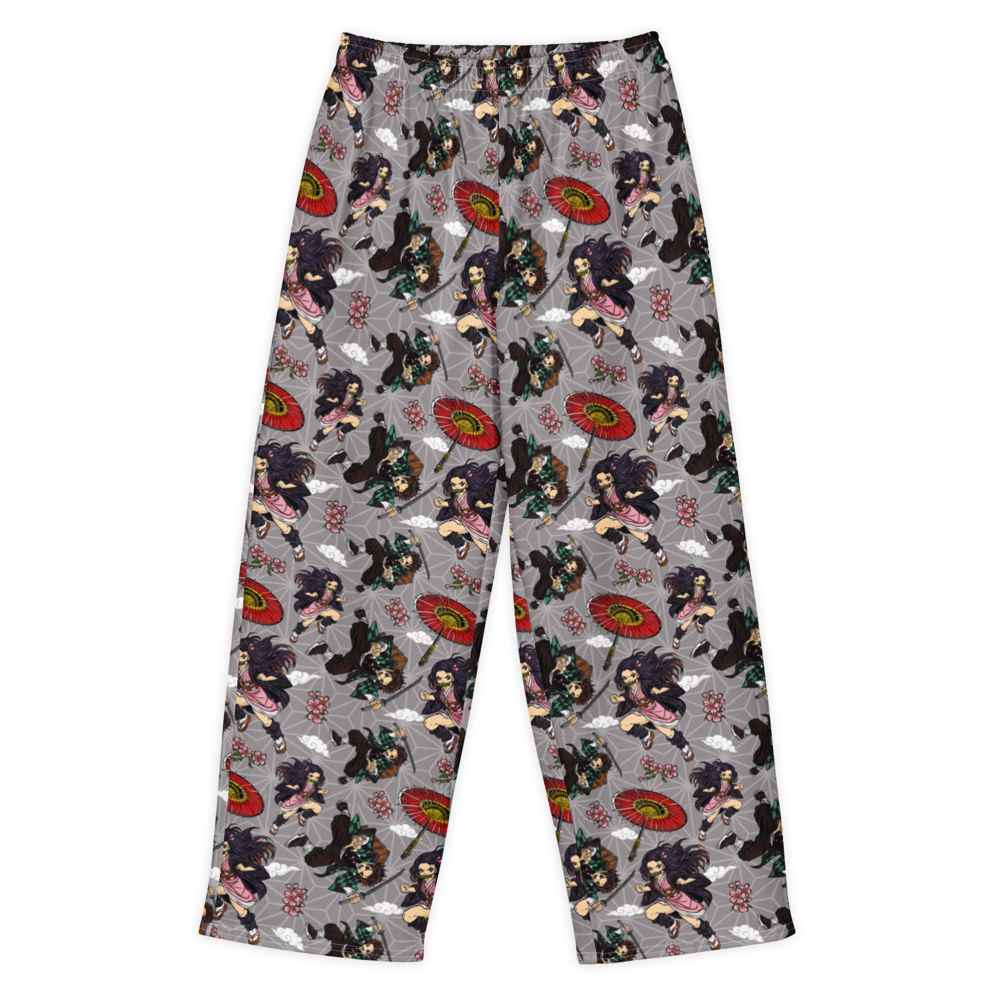 Cotton Wide Leg Joggers | Demon Killer | EU Made - Designed By Debz