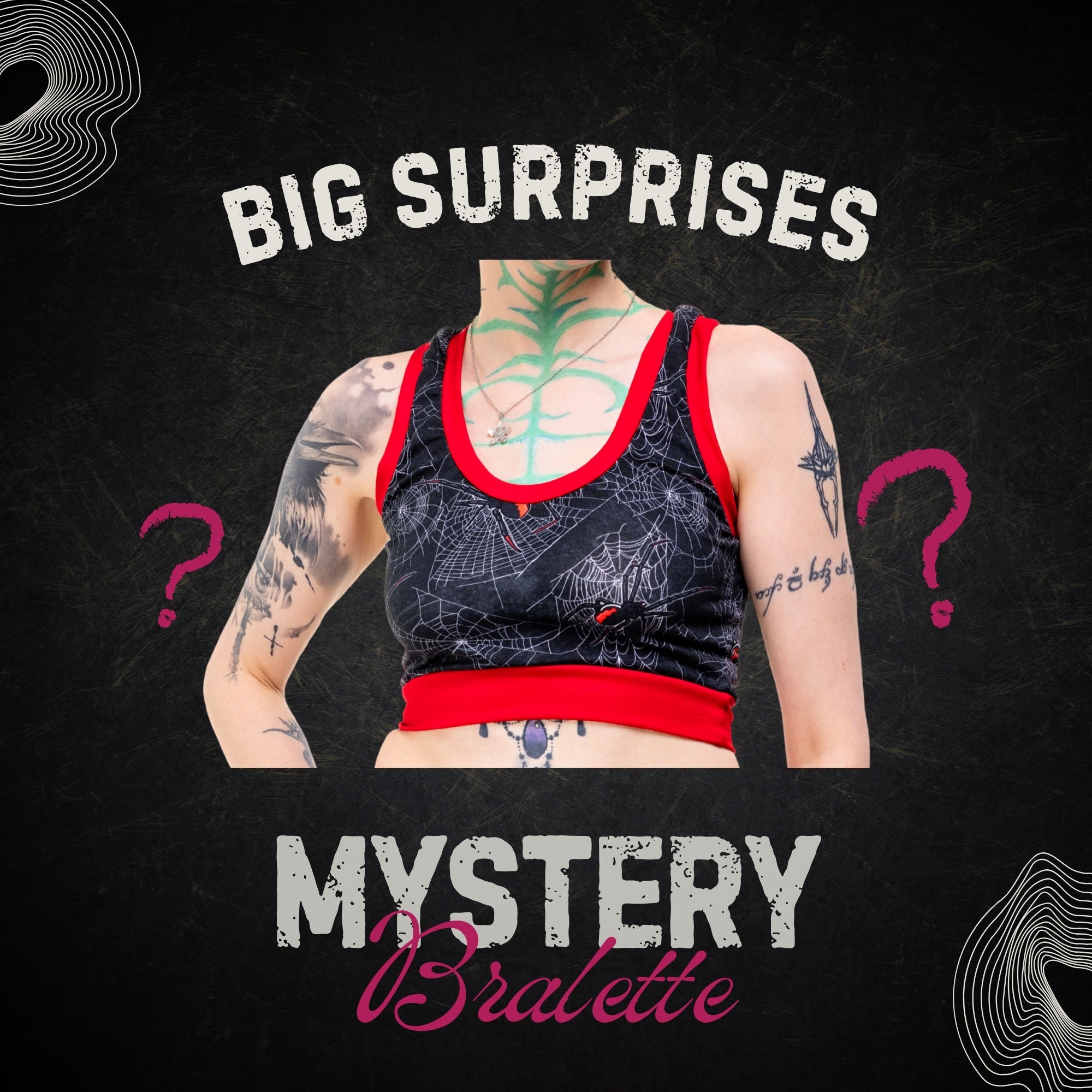 Comfort Bralette | Mystery Print | Organic Cotton