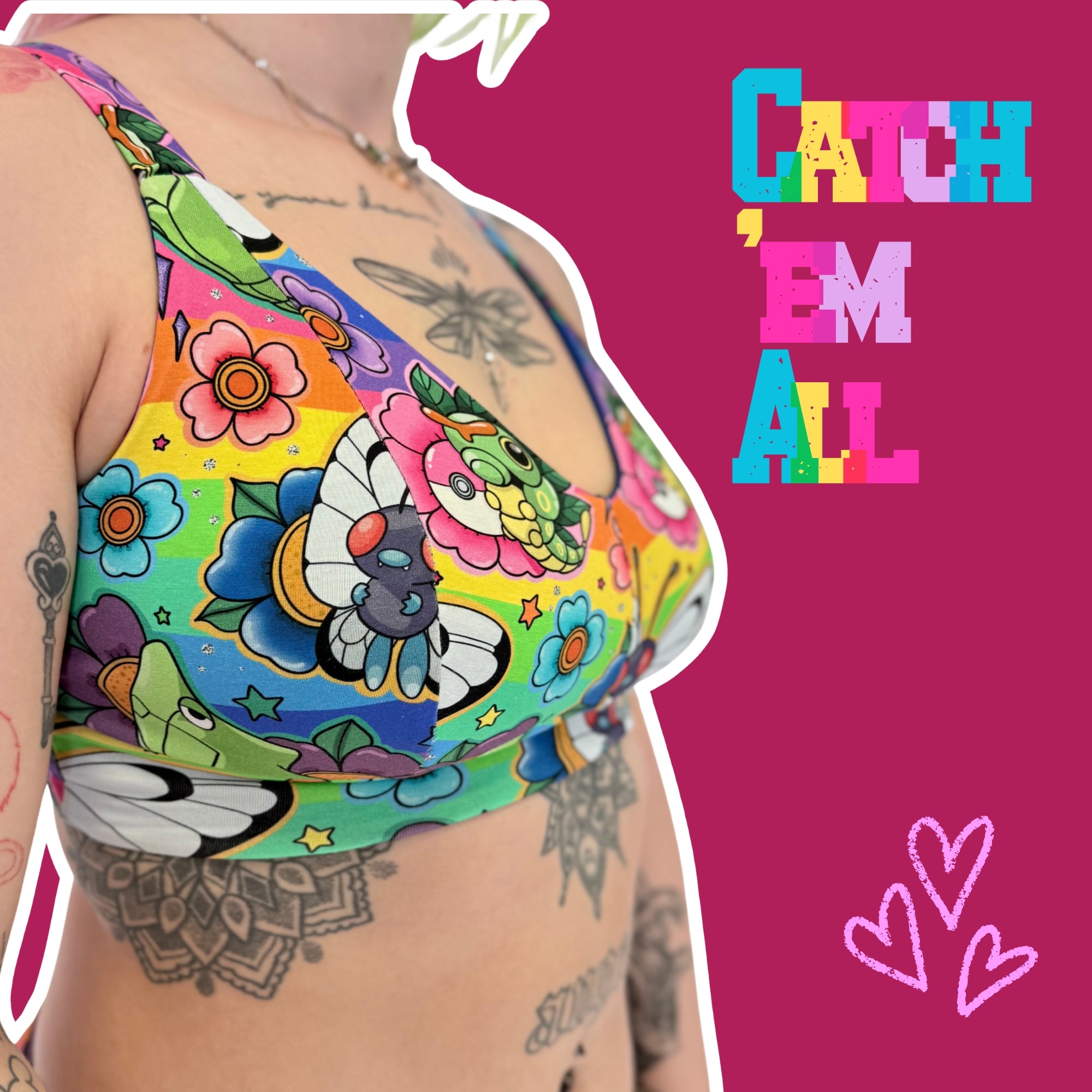 Comfort Bra | Catch Em All | Organic Cotton