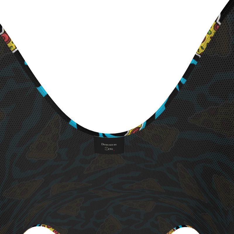 Handmade UK Swimsuit | Sizes 2XS to 7XL | Pizza Party - Designed By Debz