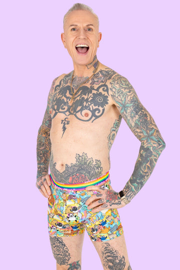 Boxer Shorts | Wilde Mode x Katie Abey Weird & Wonderful | Organic Cotton