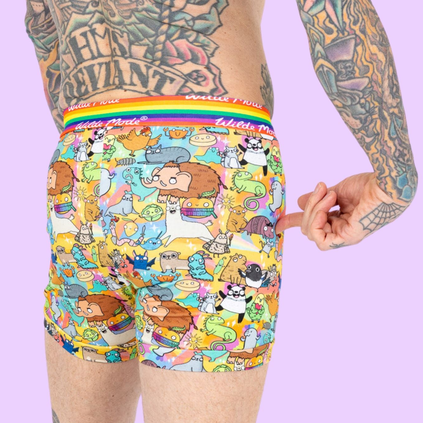 Boxers | Wilde Mode x Katie Abey Weird & Wonderful Boxers | Organic Cotton