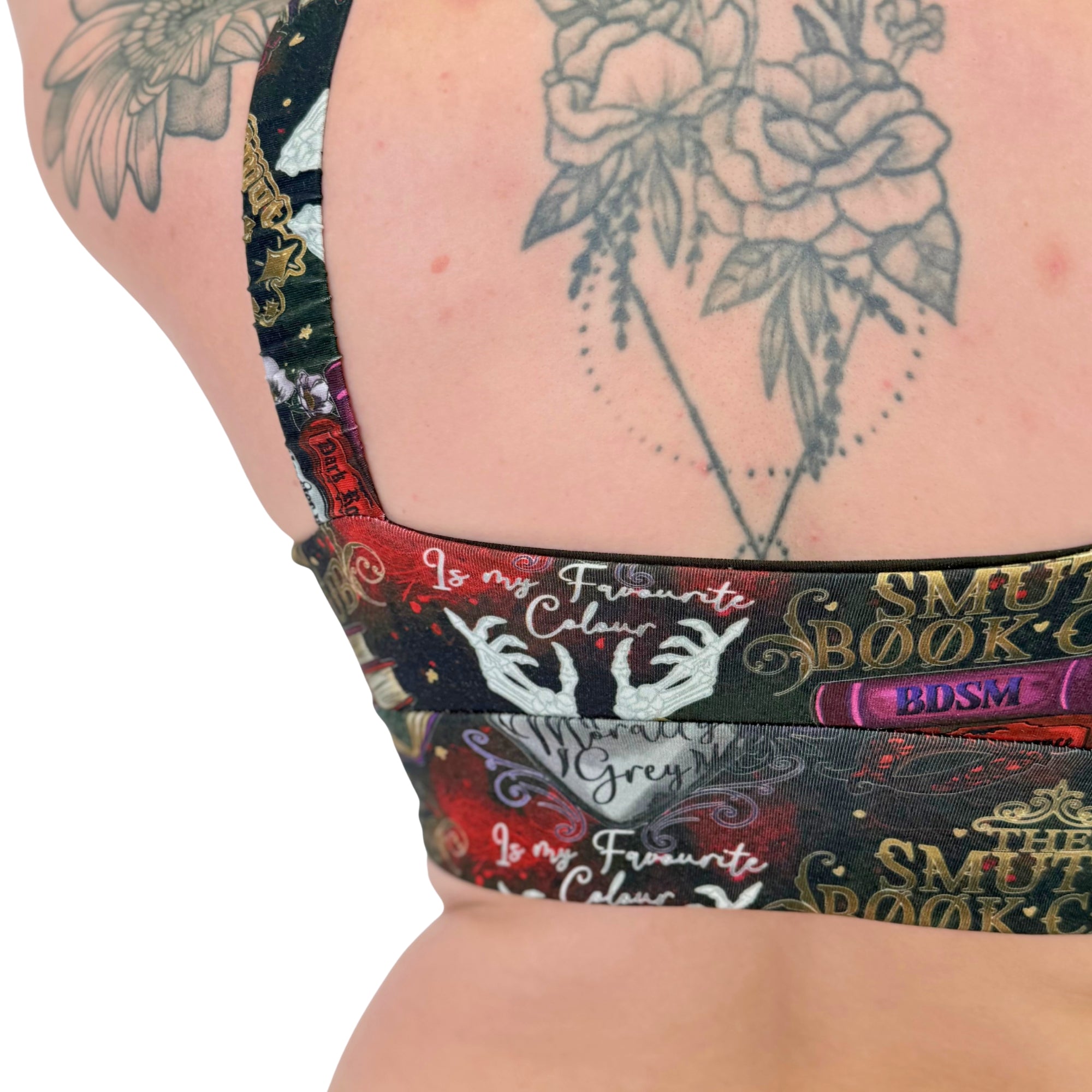Wilde Mode Comfort Bra | Smut Readers Book Print | Organic Cotton