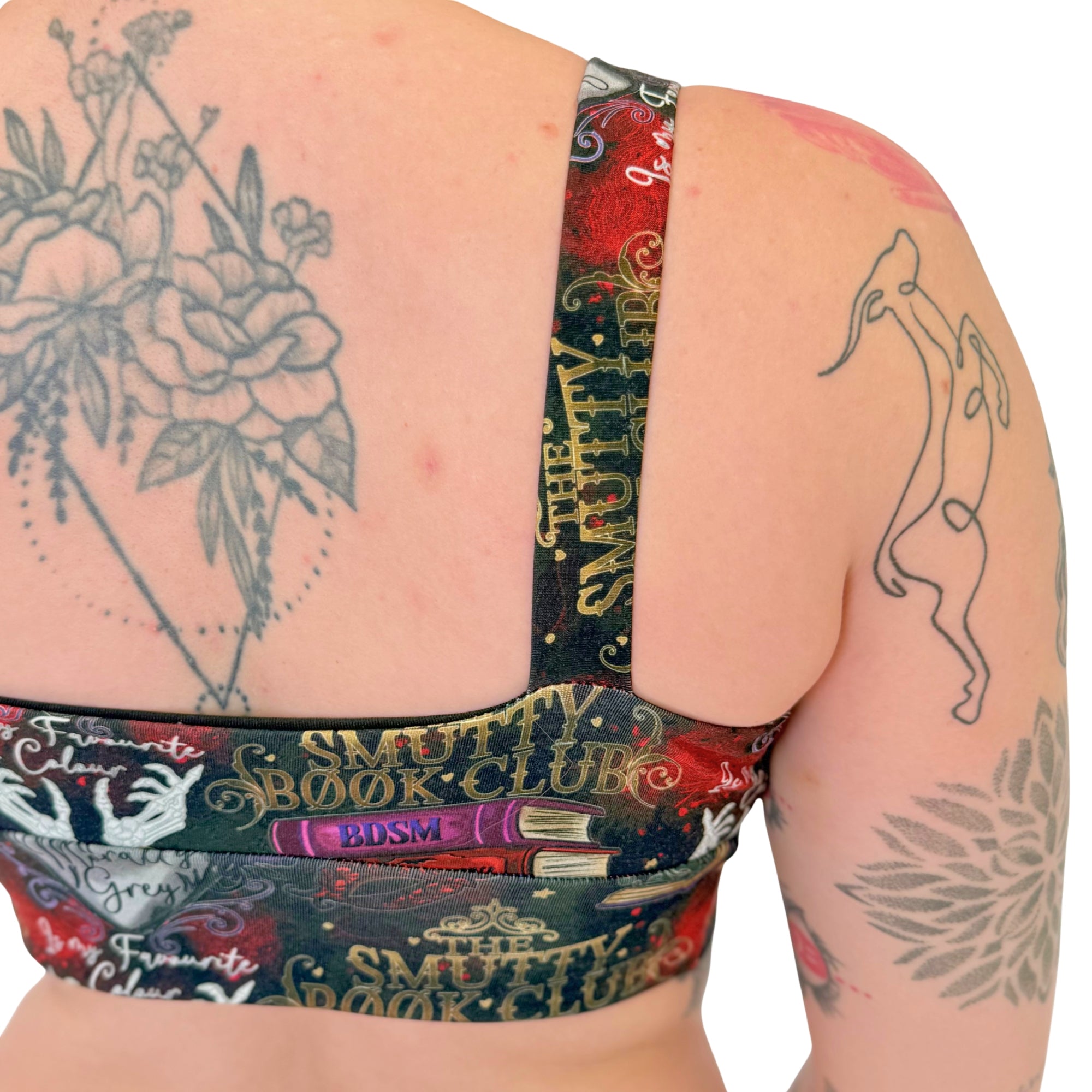 Wilde Mode Comfort Bra | Smut Readers Book Print | Organic Cotton